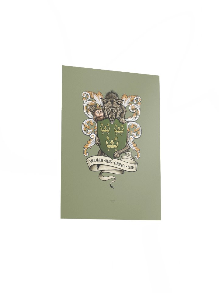 Bury St Edmunds Coat of Arms — Heraldic Art Print product image (1)