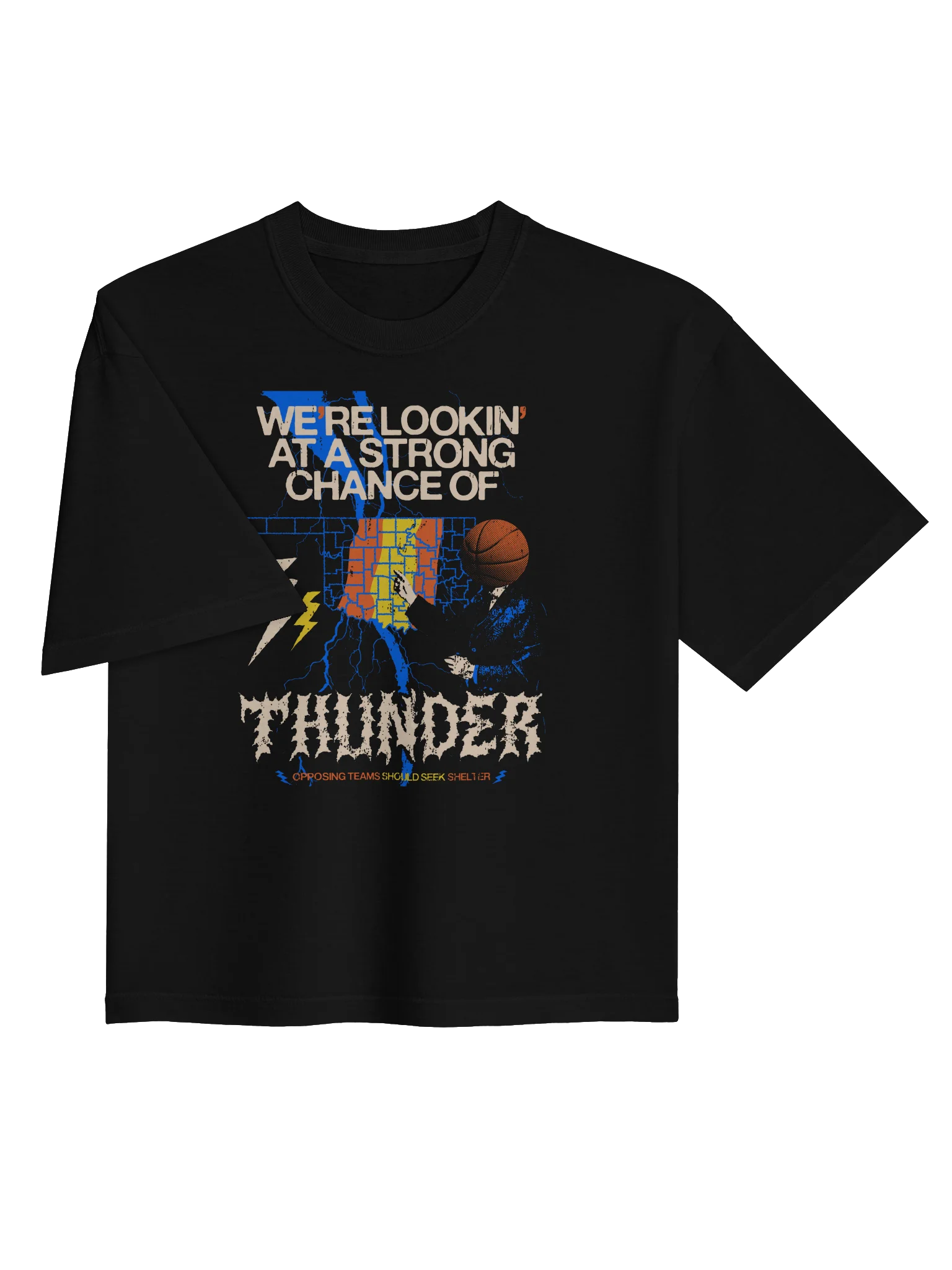 Chance of Thunder Boxy Women's Tee product image (3)