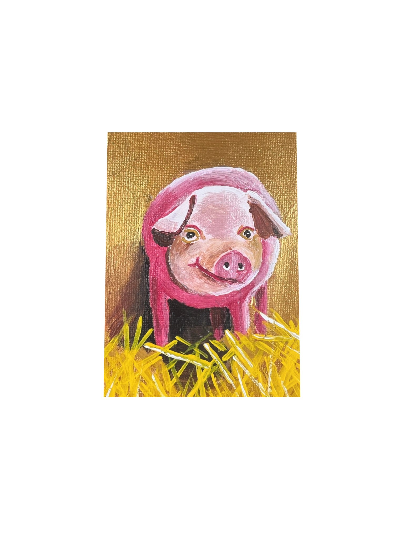 Happy Pig – Art Print product image (8)