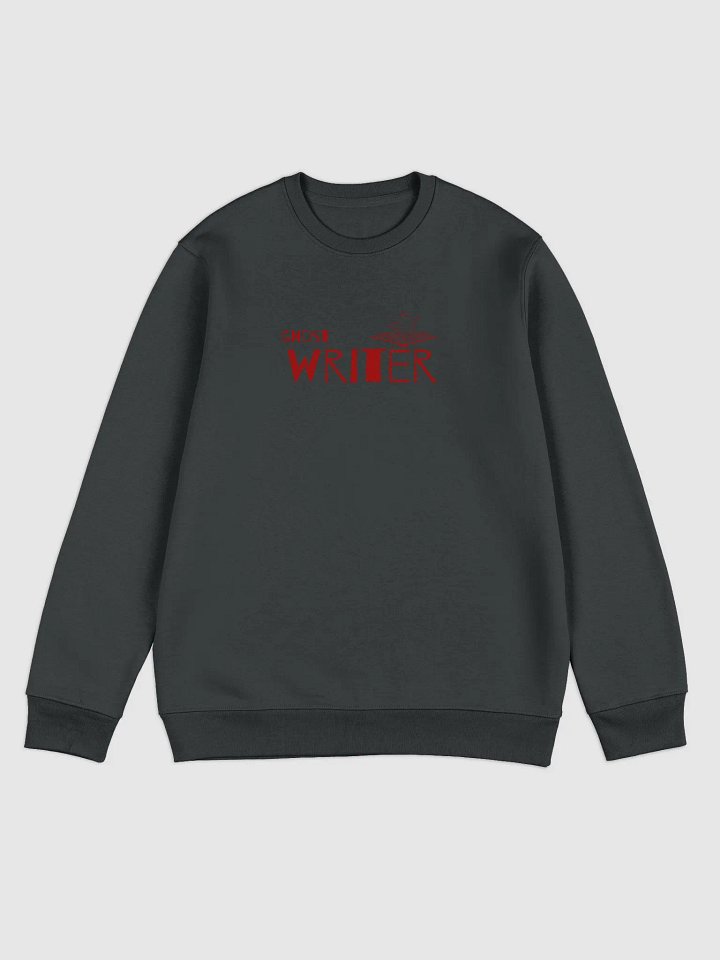 Ghost Writer Red Text with Spook Unisex Sweatshirt product image (3)