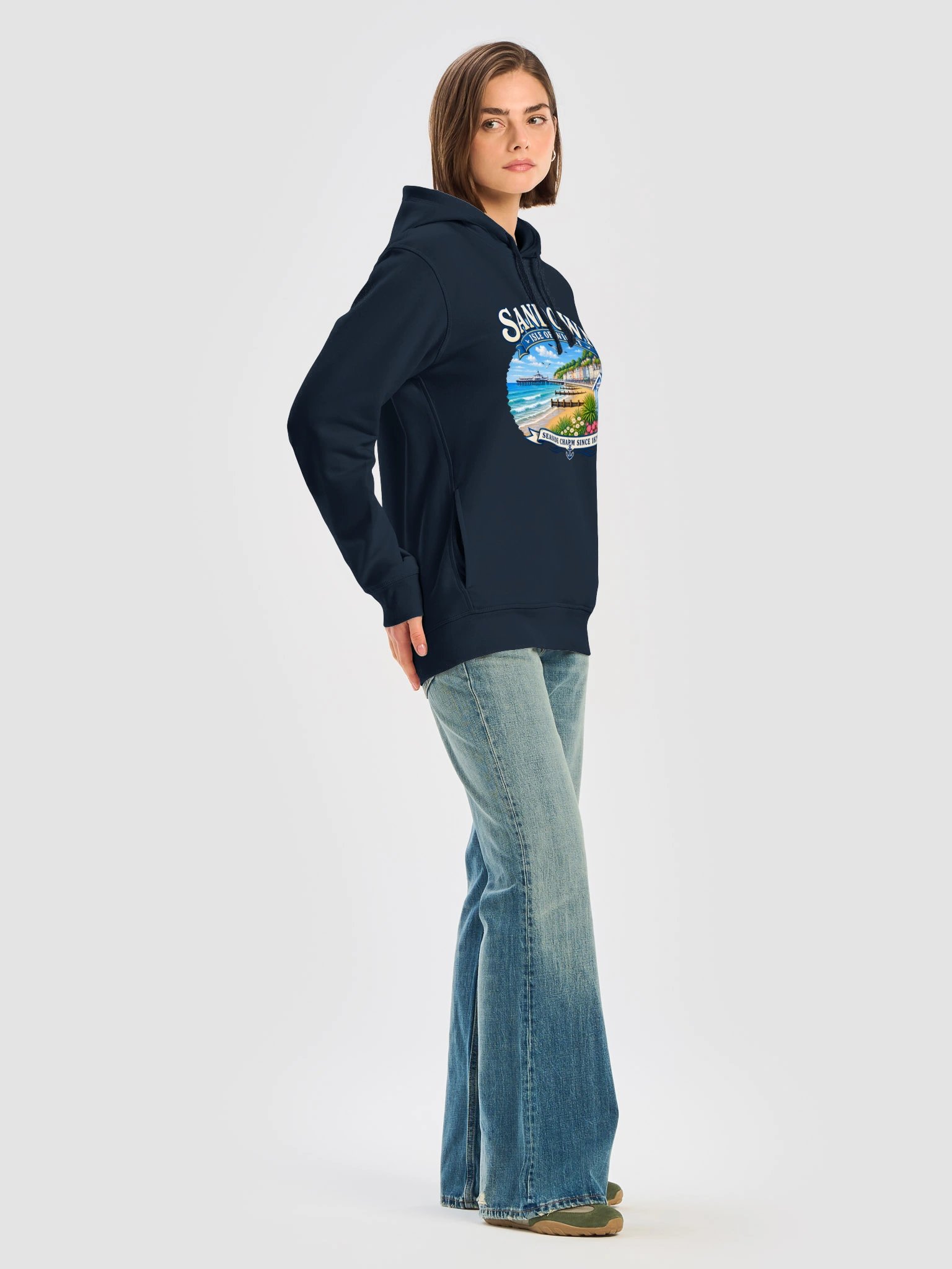 Sandown Isle of Wight Seaside Hoodie product image (23)