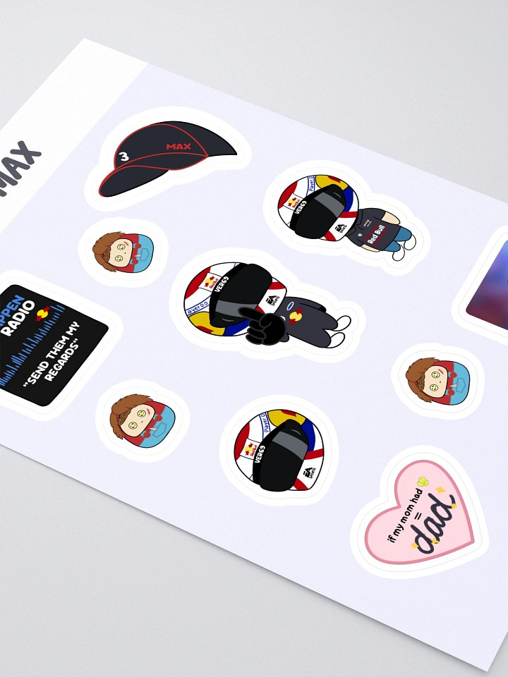 Max Verstappen - Sticker Sheet product image (2)