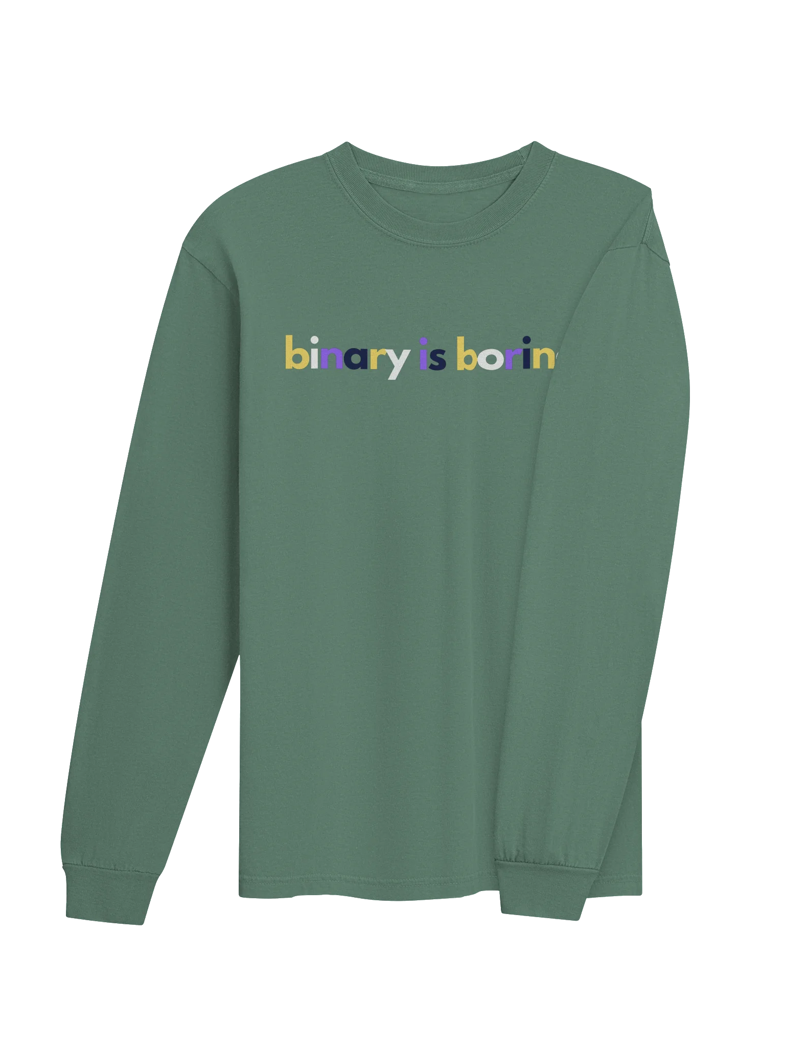 Binary Is Boring long sleeve tee product image (20)