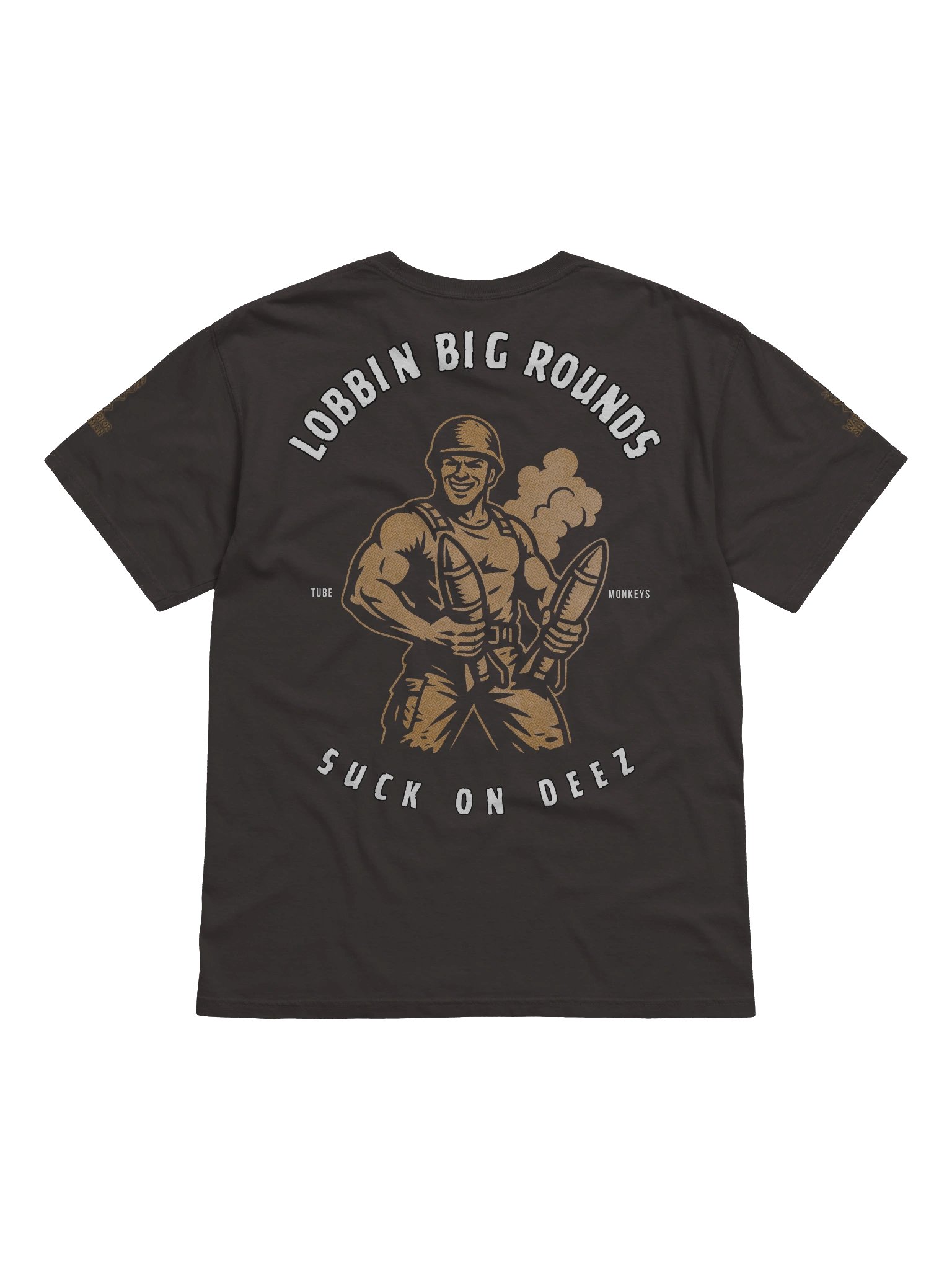 Tube Monkeys / Lobbin' Big Rounds Mortarman Tee product image (3)
