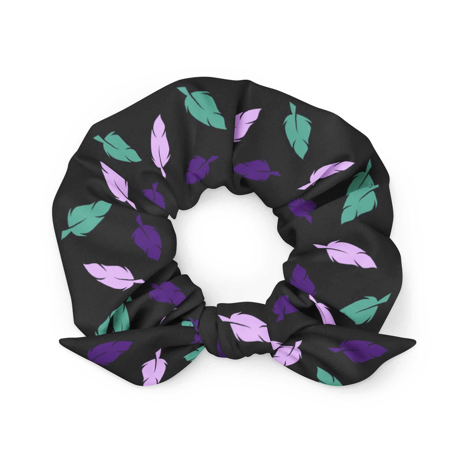 Feather Print Scrunchie product image (1)