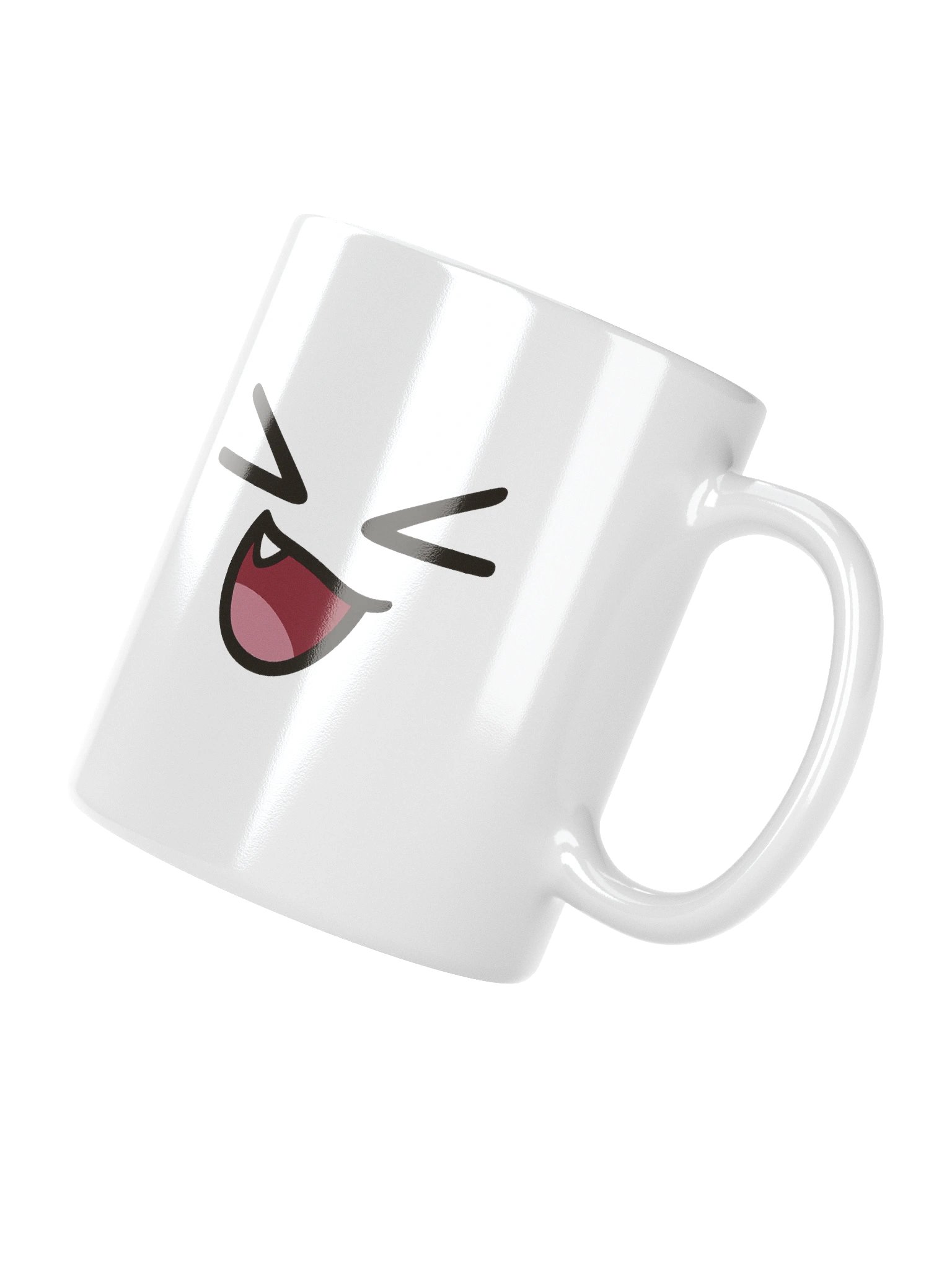 GiggleBlock Laughing Face Mug — Roblox Style Emote Cup product image (3)