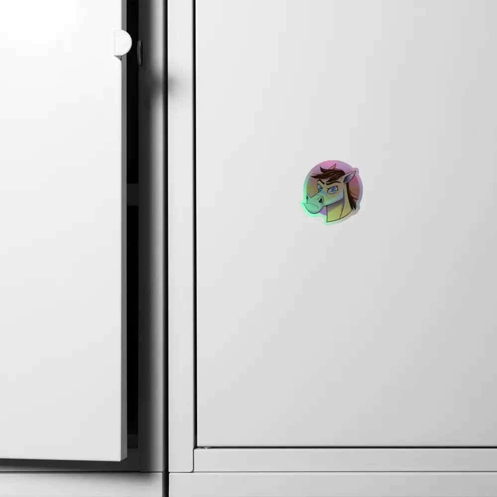 Angry Horse Holo Sticker product image (6)