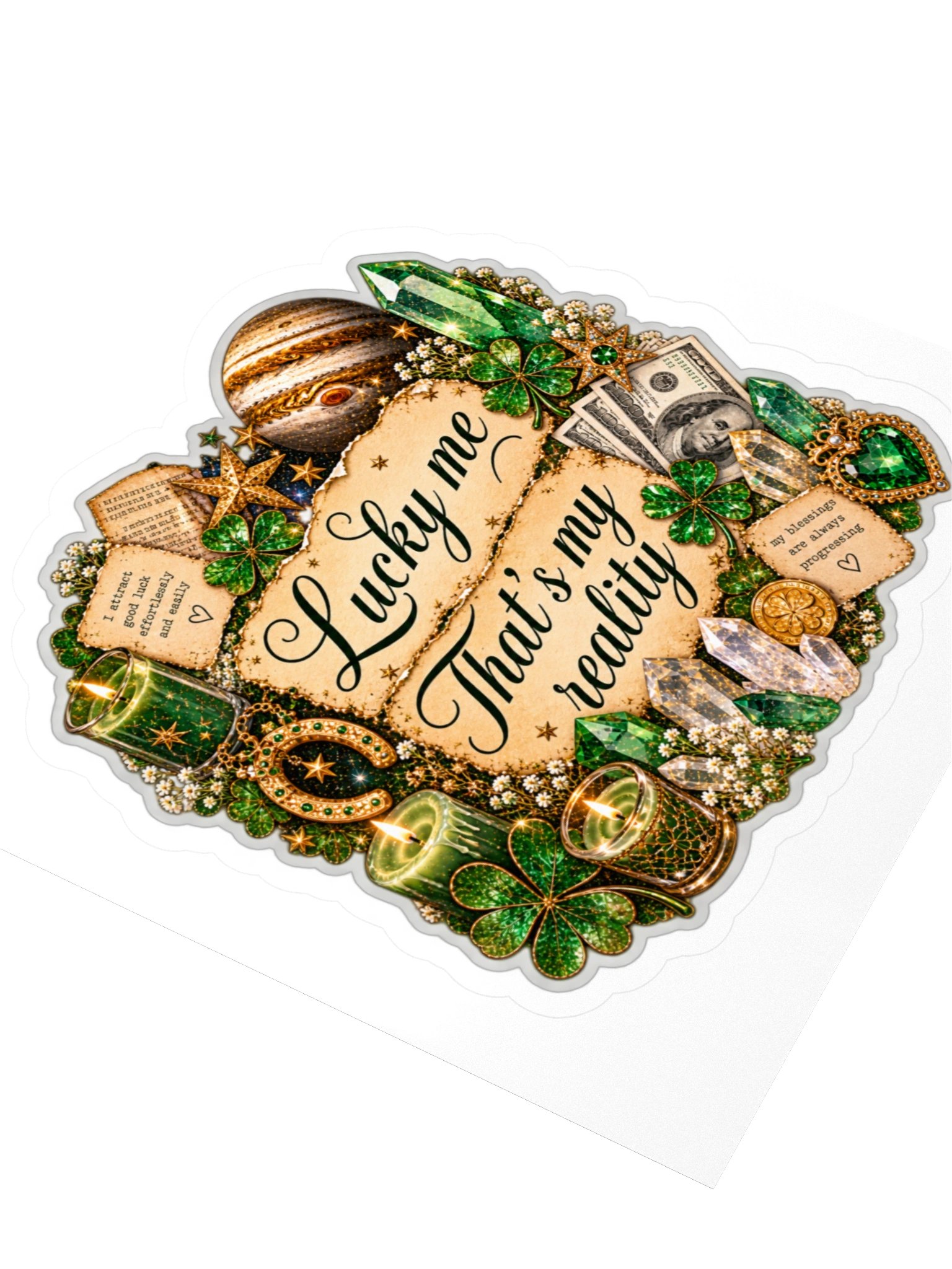 Lucky Girl Spell Sticker product image (3)