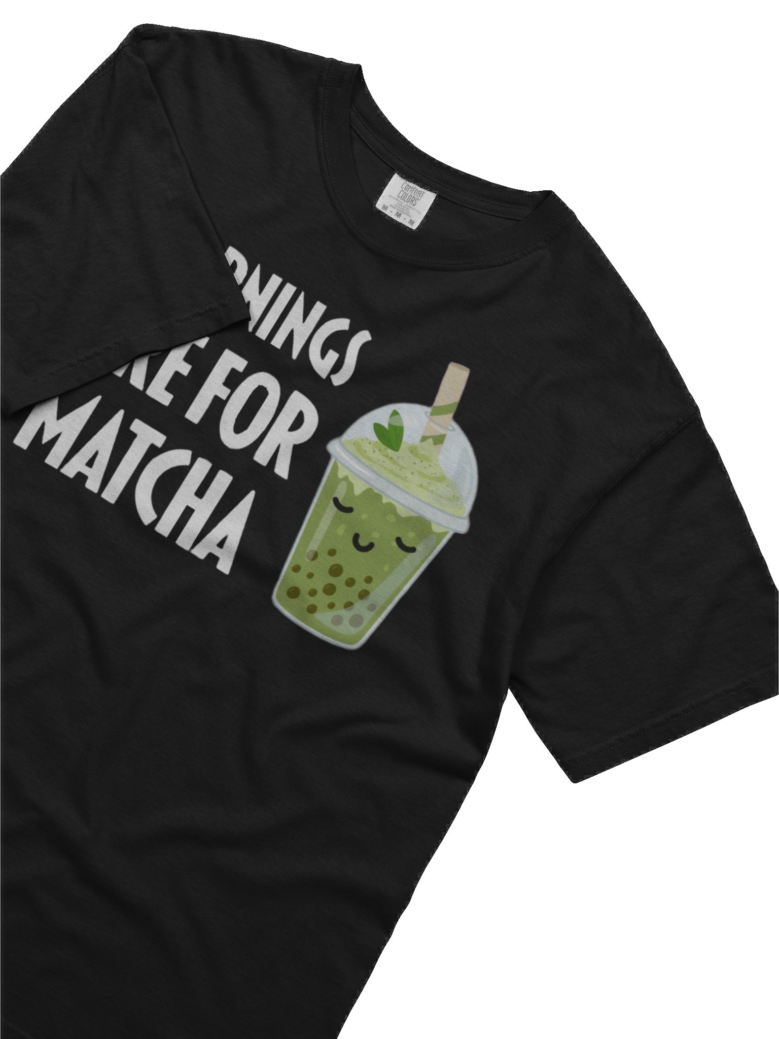 Matcha Bubble Tea Bliss Cartoon T-Shirt product image (60)