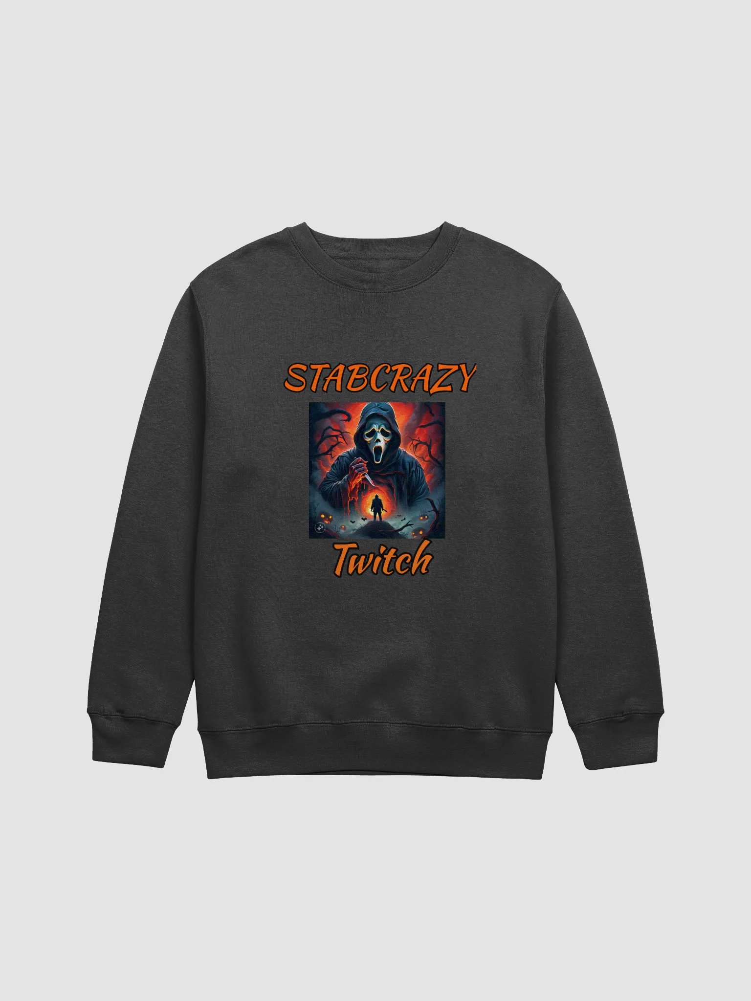 Ghostface sweatshirt Black and orange product image (1)