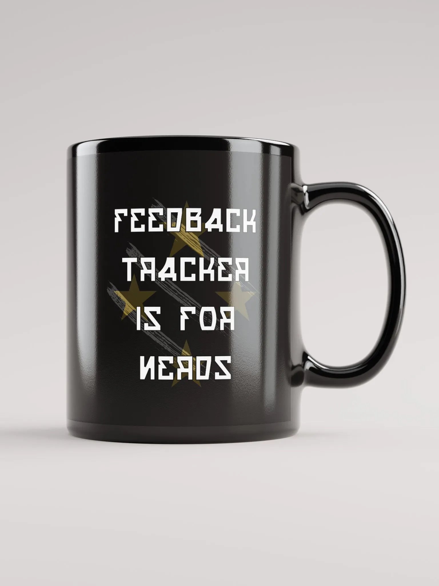 Feedback Tracker Is For Nerds Black Mug product image (1)