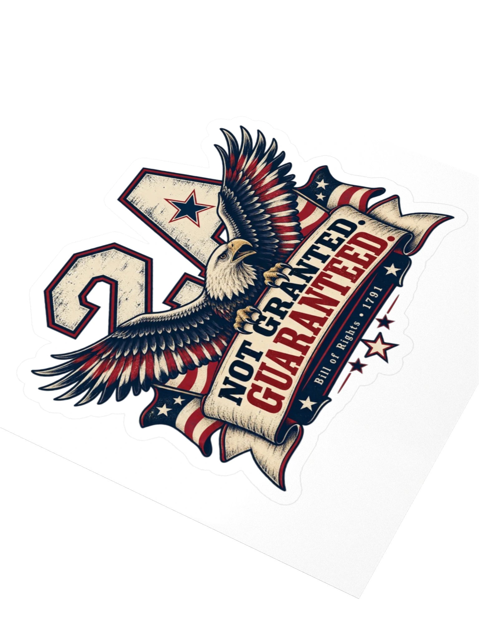 Not Granted, Guaranteed Kiss-Cut Sticker product image (3)