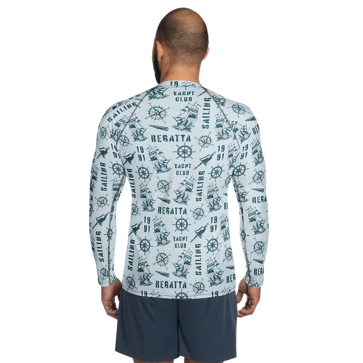 Nautical Sailing Yacht Club Men's Rash Guard product image (2)