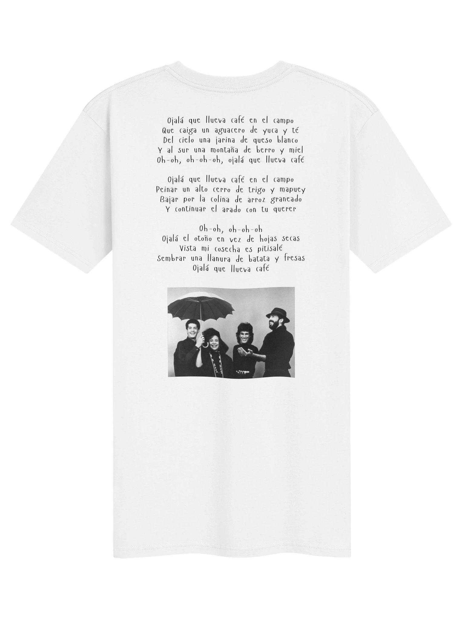Ojalá Que Llueva Café T-shirt + Digital Album product image (2)