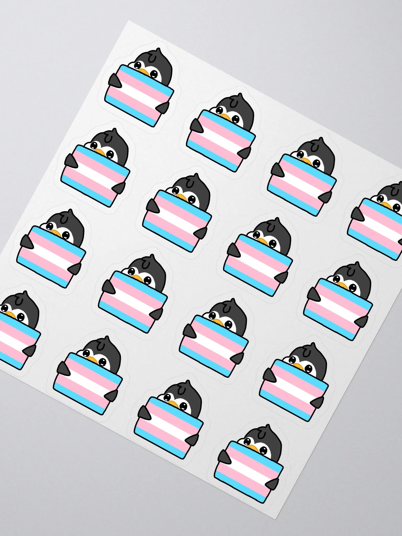 "Trans Pride" Lil' Guy - Mini Sticker Sheet product image (2)