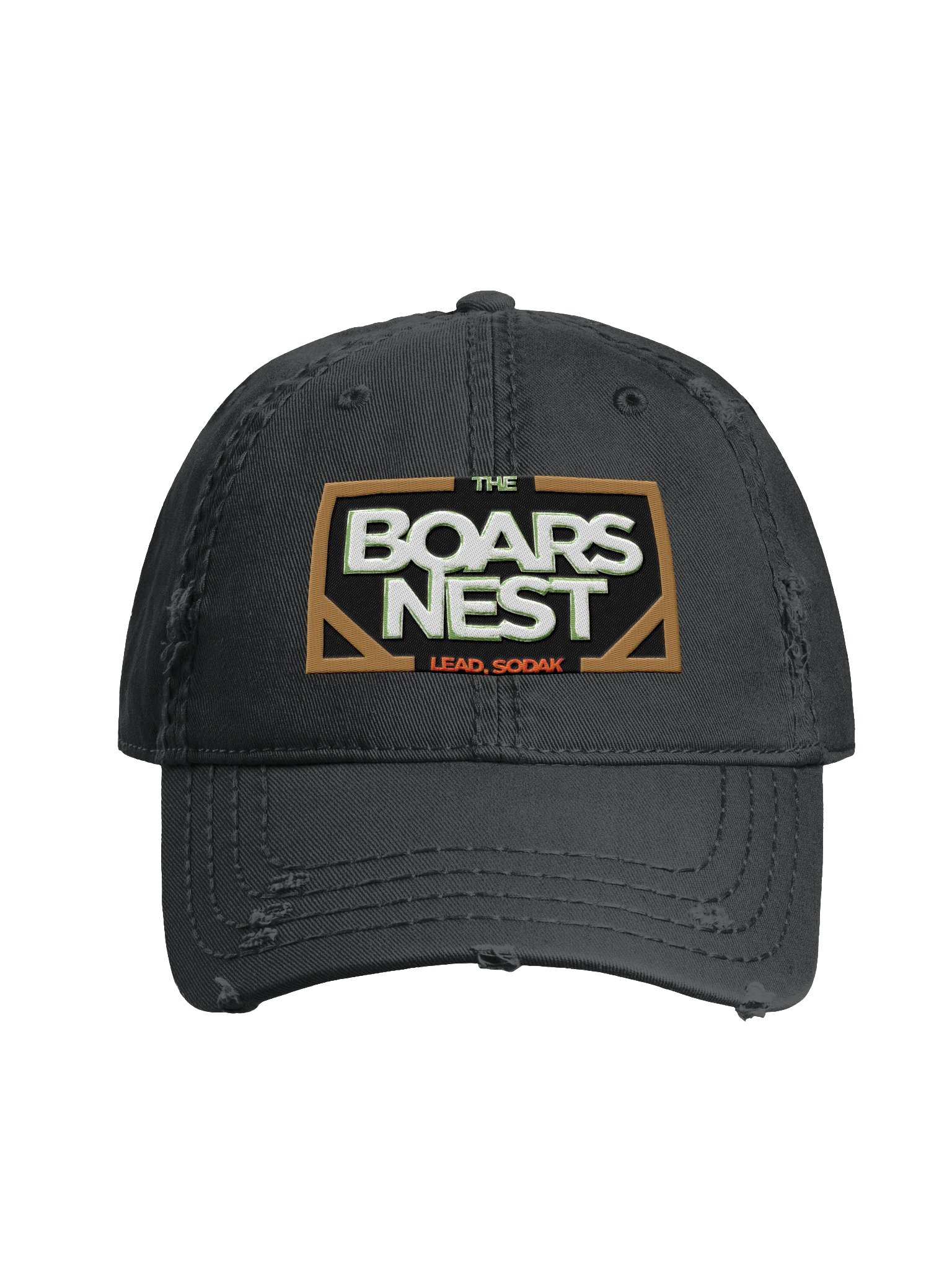 The Boars Nest Distressed Dad Hat product image (2)