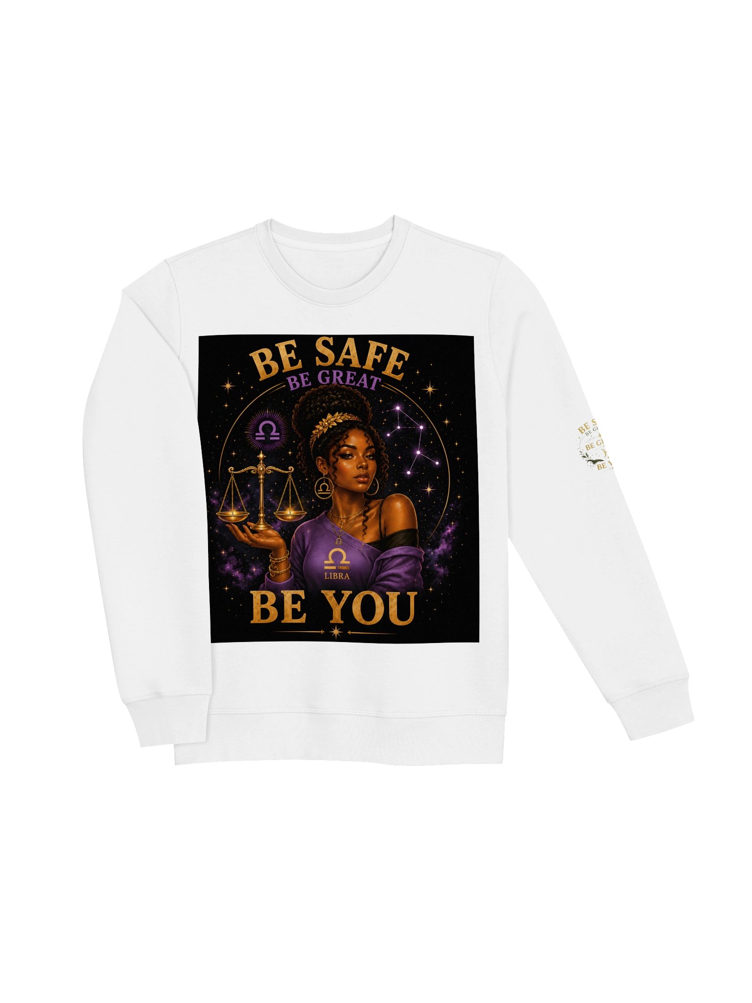 Libra For the peacemakers. Balanced. Charming. Intelligent. Libra brings harmony wherever they go. ⚖️ Be Safe. Be Great. Be You. product image (7)