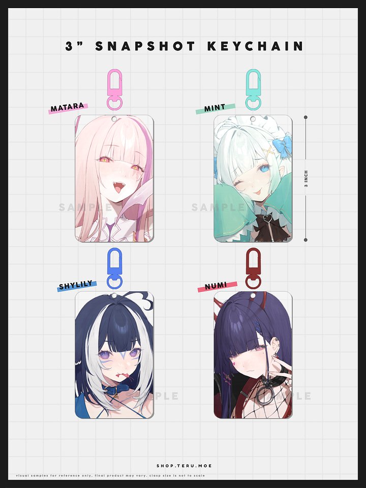 VTuber Snapshot Keychain product image (1)