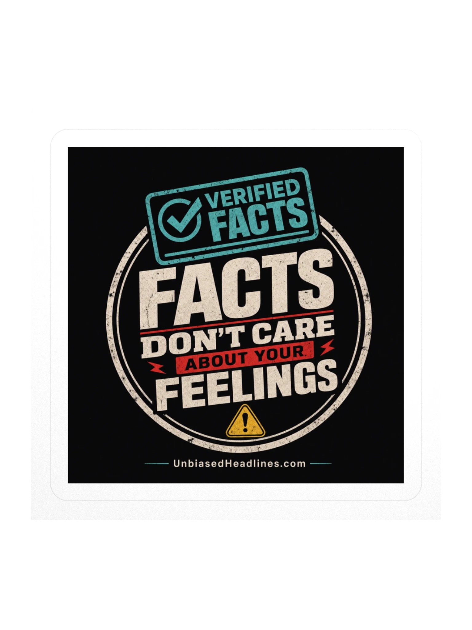 Facts Don't Care About Your Feelings Sticker product image (1)