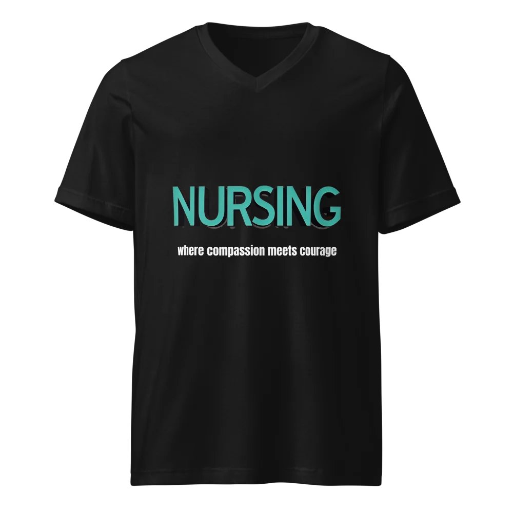 Compassion Meets Courage V-Neck Tee product image (1)