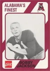 Before the championships, there had to be a beginning. Bobby Jackson was Bear Bryant’s first starting quarterback at Alabama. The Murphy High School product from Mobile helped guide the Crimson Tide through Bryant’s first season in 1958—a year Alabama finished 5–4–1 and earned its first winning record since 1953. Jackson contributed a rushing touchdown and a touchdown pass in Bryant’s first Alabama victory, against Furman. He later threw the Tide’s touchdown pass in a 9–7 win over Mississippi State—Bryant’s first SEC victory at Alabama. Green Bay drafted Jackson No. 73 overall in 1959. He went on to play defensive back for Philadelphia and Chicago, becoming a member of the Eagles’ 1960 NFL championship team.  He did not quarterback the dynasty’s championship teams. He helped lead its first step forward. BOBBY JACKSON -  QUARTERBACK -  BRYANT’S FIRST ALABAMA STARTER Roll Tide.