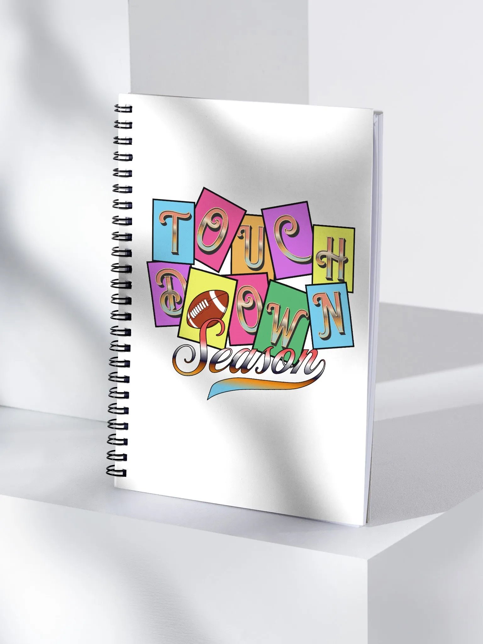 Touchdown Season Spiral Notebook product image (3)