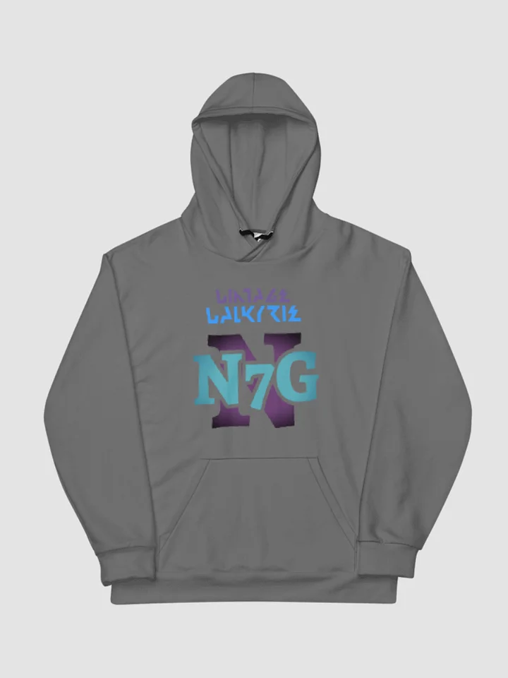 Vintage Valkyrie Hoodie - Grey | N7G product image (1)