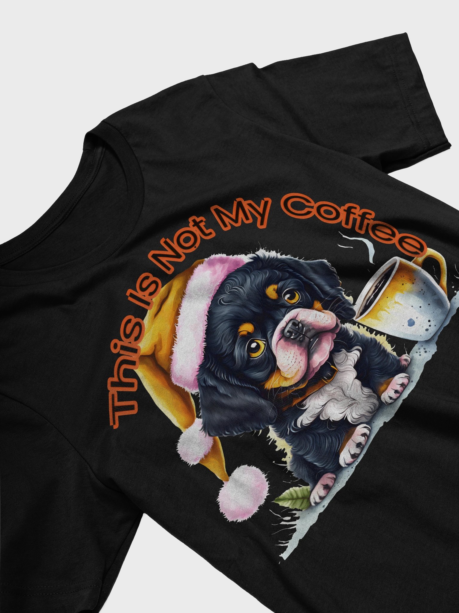 Sad Puppy - Not My Coffee Santa Paws T-Shirt product image (3)