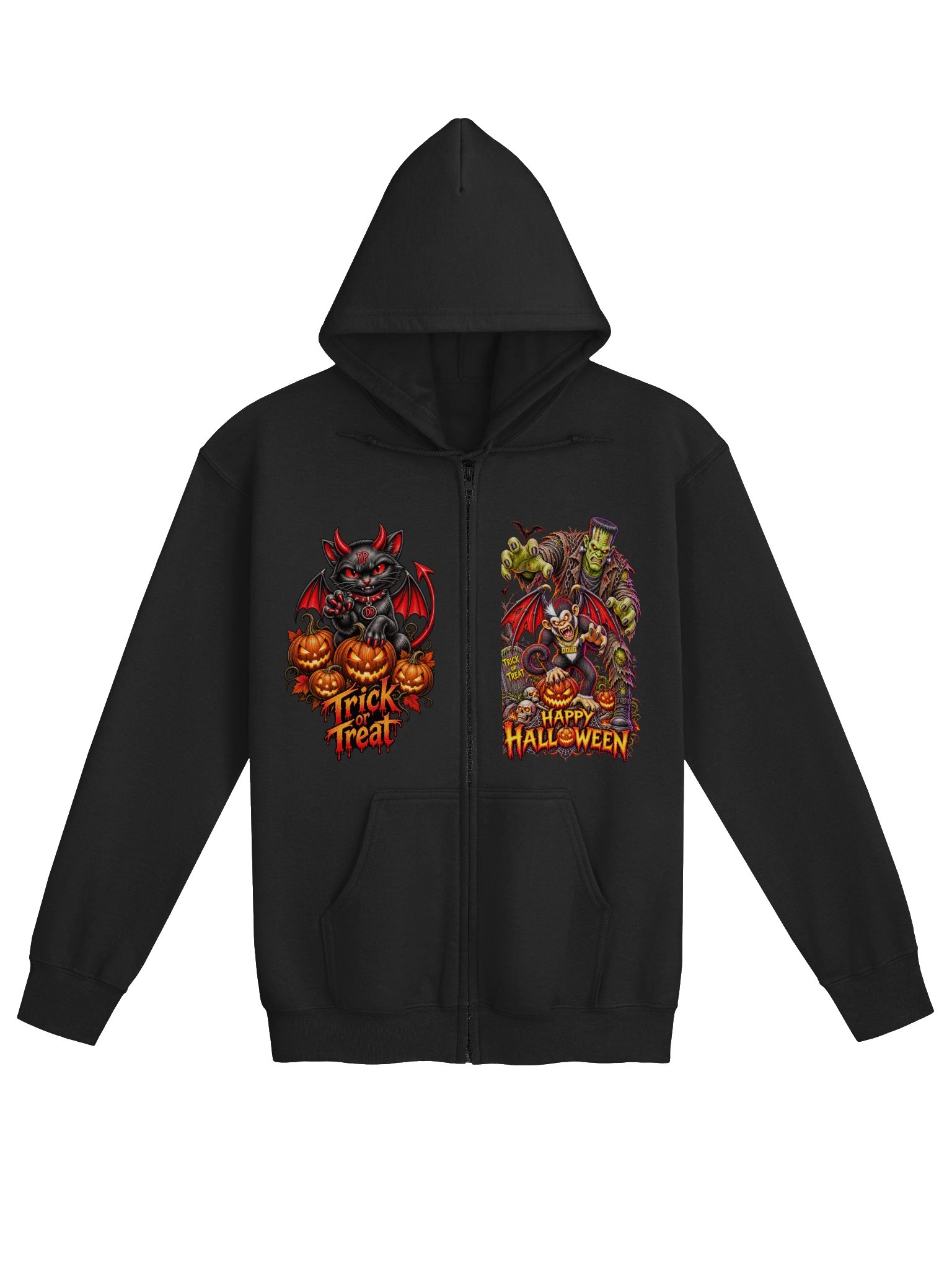 Spooky Scary Unisex Heavy Blend Zip Hoodie product image (1)