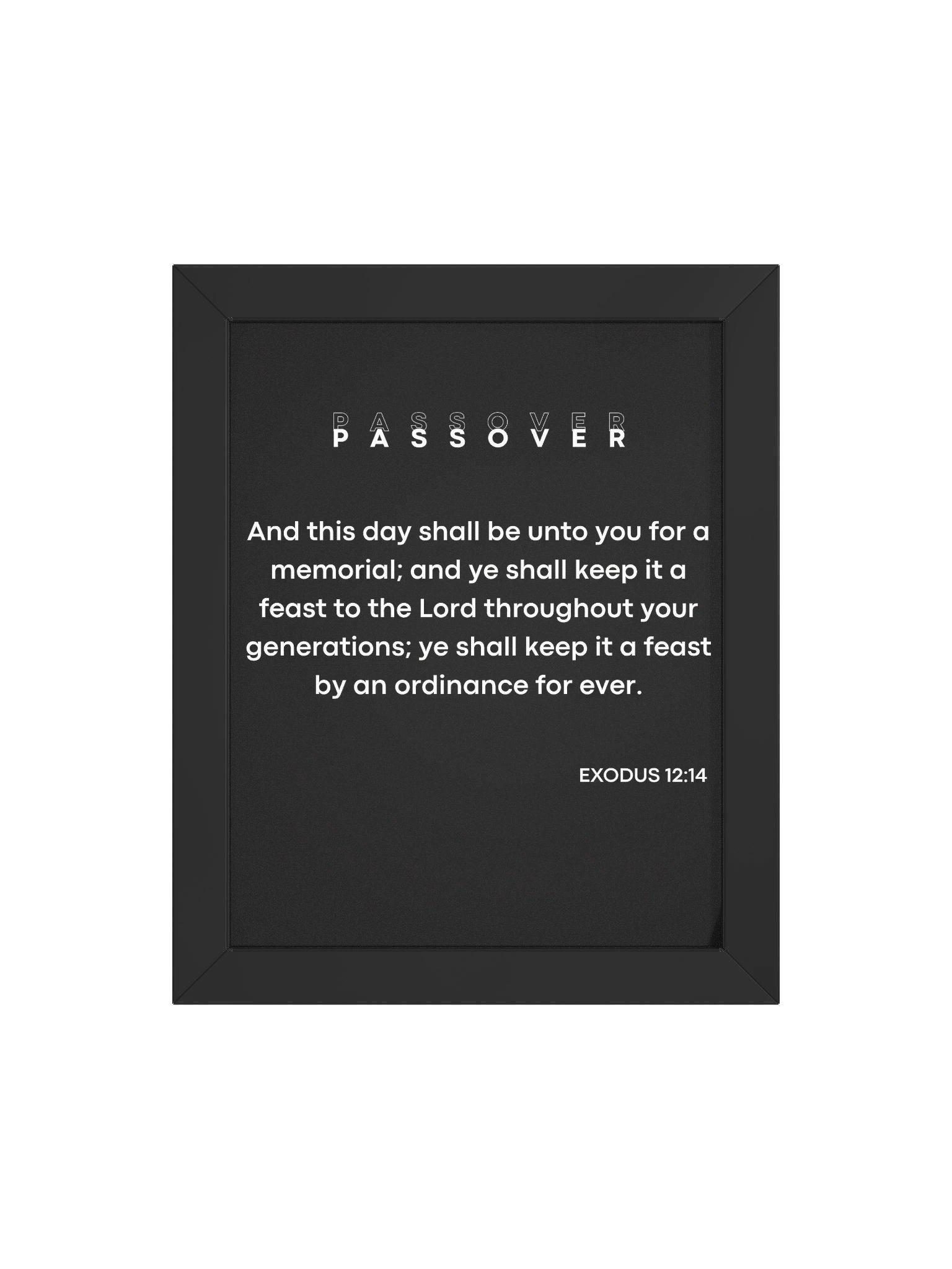 The Great Exodus Wood Framed Poster product image (4)