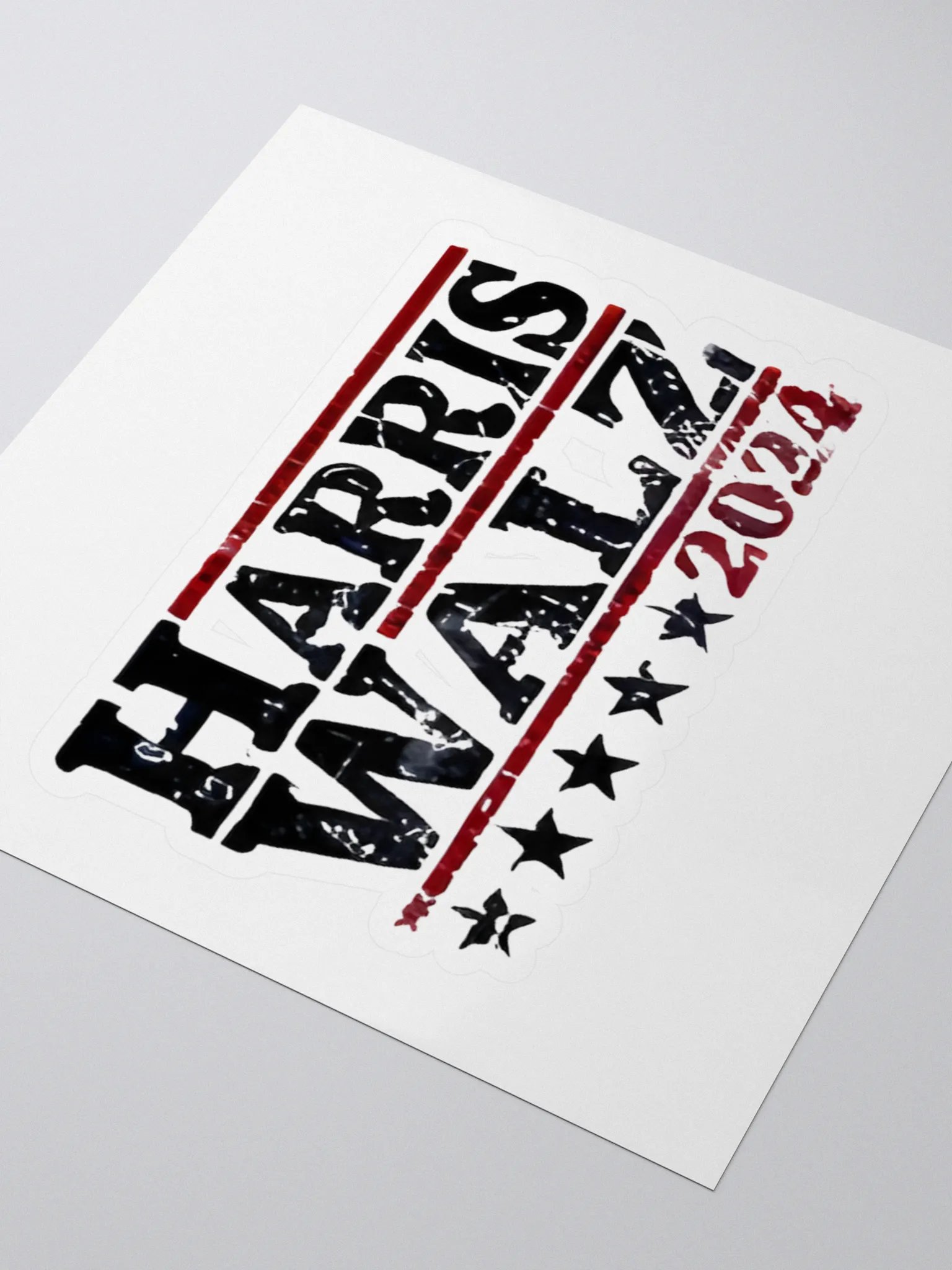 HARRIS WALZ 2024 Kiss Cut Stickers product image (3)