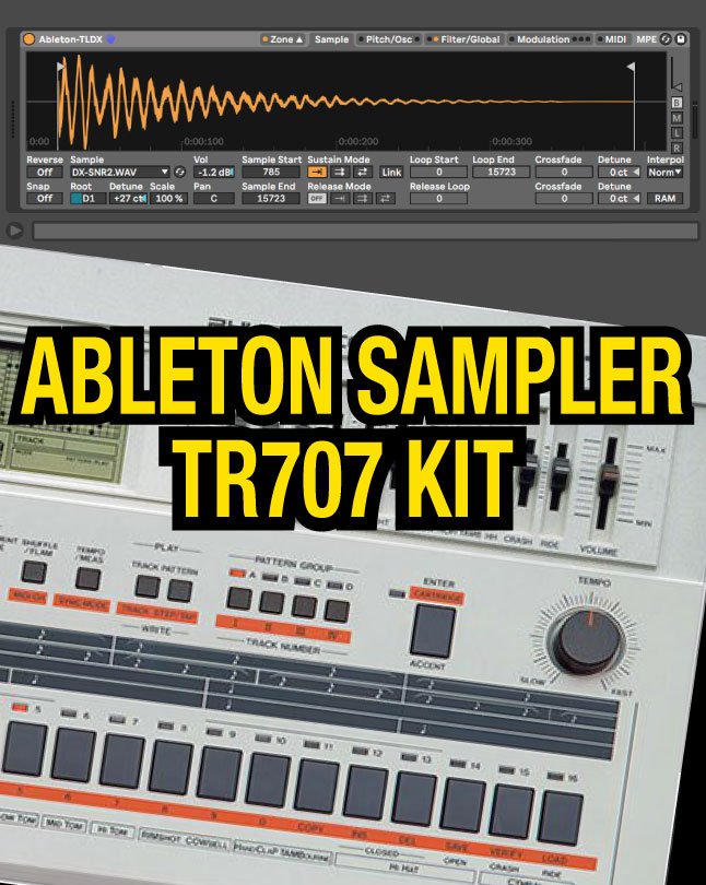 Ableton Sampler: TR707 Kit product image (1)