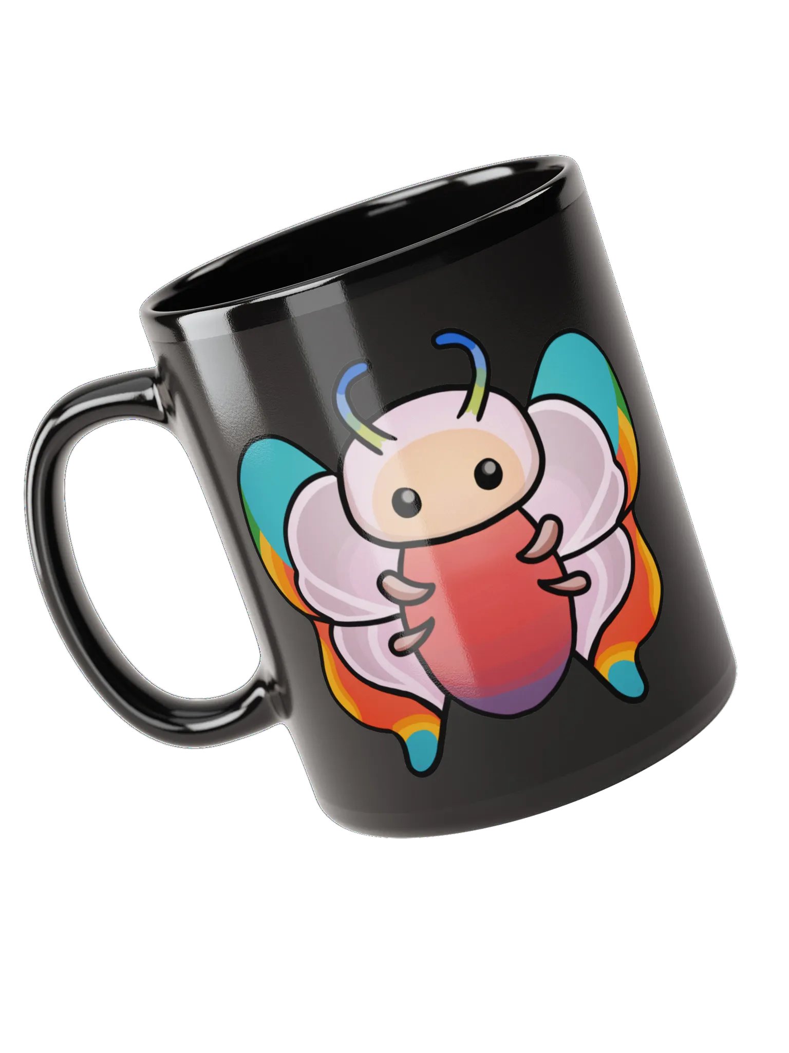Palia Rainbow Butterfly - Black Glossy Mug product image (2)
