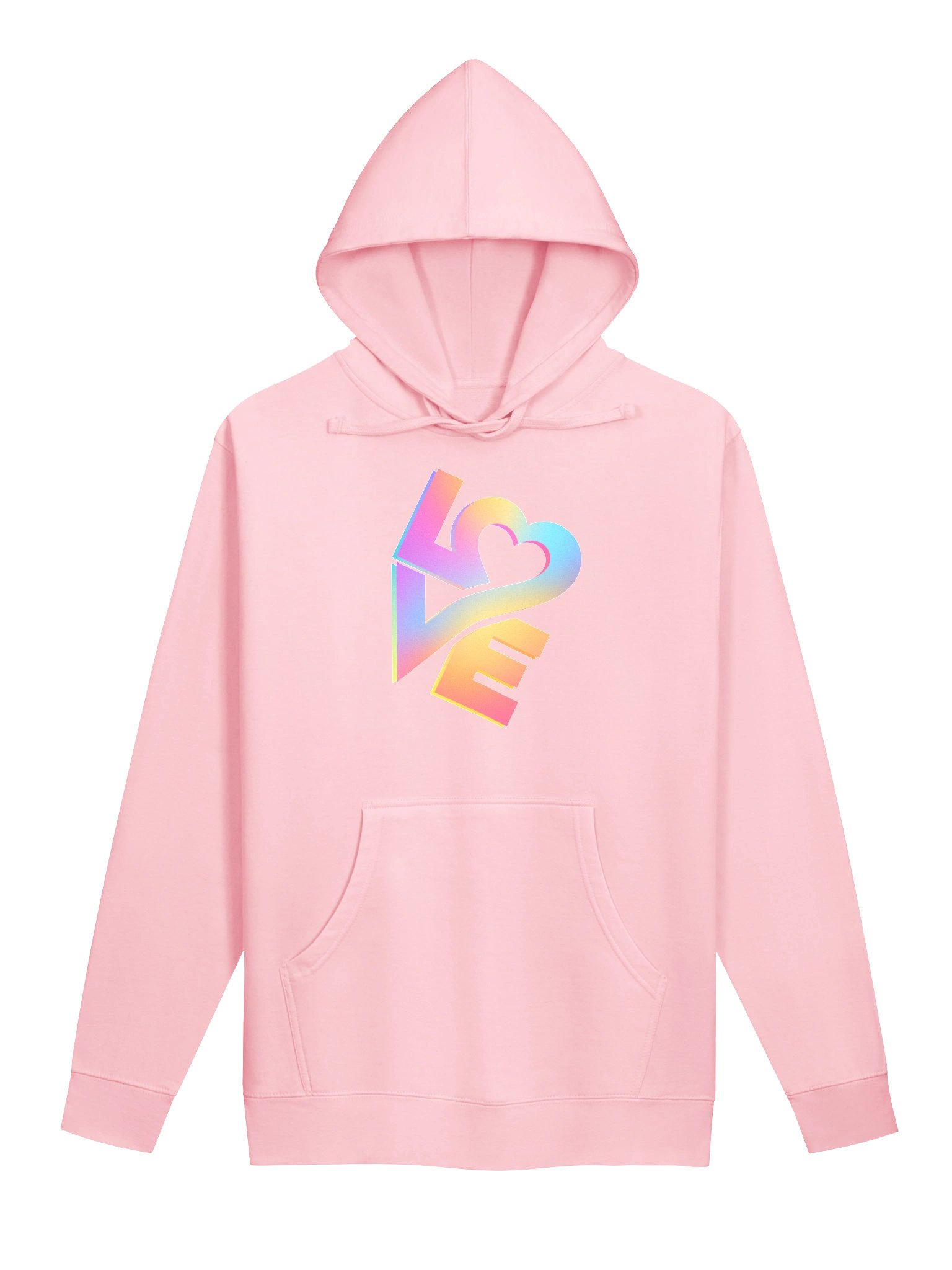 LOVE - Midweight Hoodie (Unisex) - Gradient product image (1)