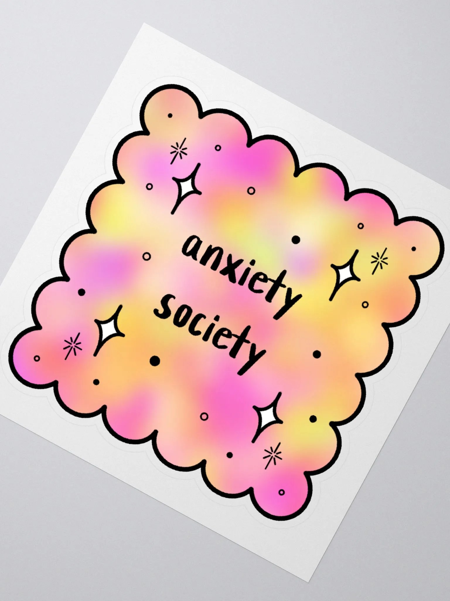 Anxiety Society Sticker product image (2)
