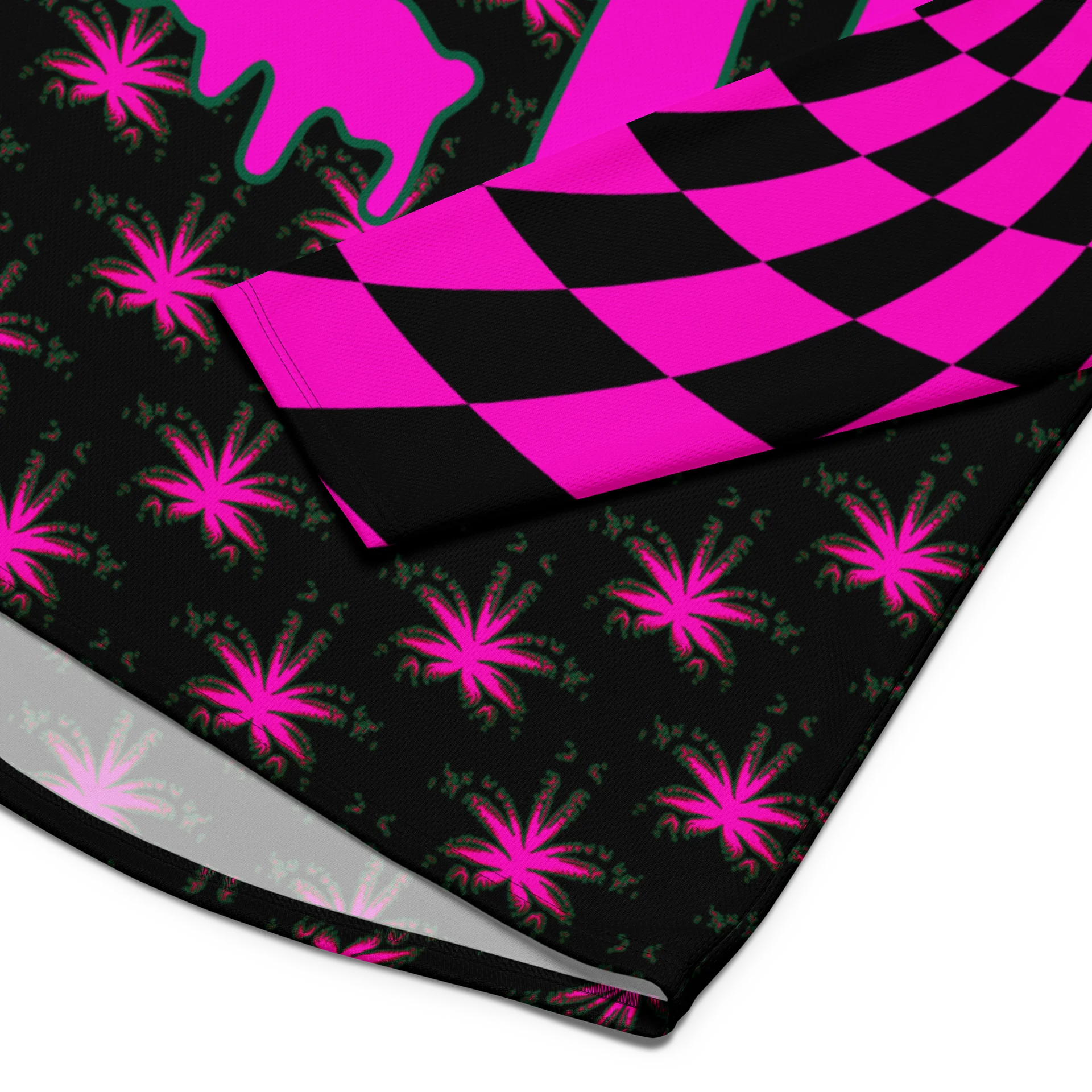 Twisted 420 Rave Hockey Jersey, Trippy Techno EDM Top, Psychedelic Spiral Cannabis Clothing, Weird Weed Festival Wear, Pot Leaf Stoner Shirt product image (5)