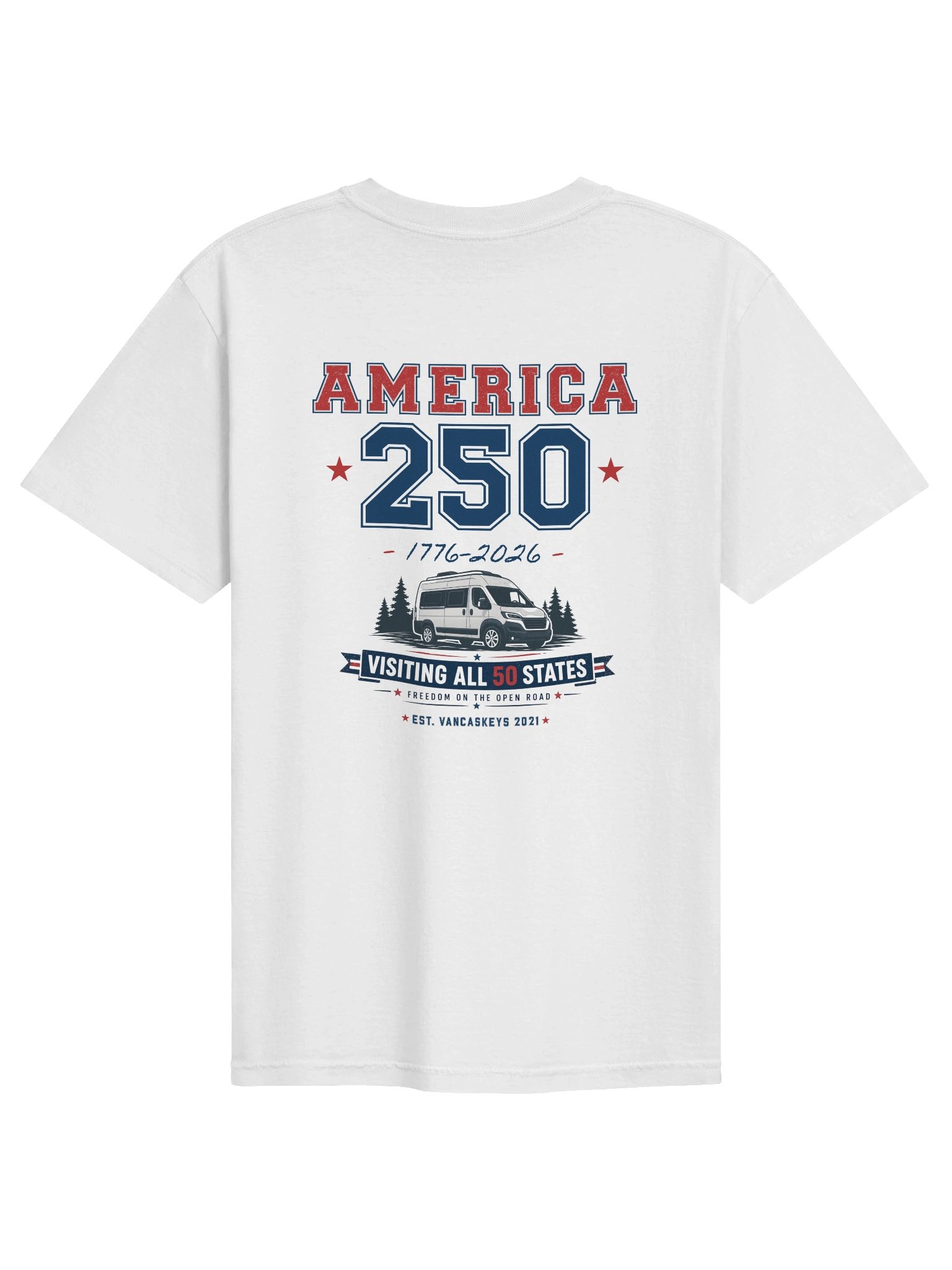 Vanlife-ish 250th Anniversary Shirt for 4th of July T-Shirt for Independence Day Tee product image (2)