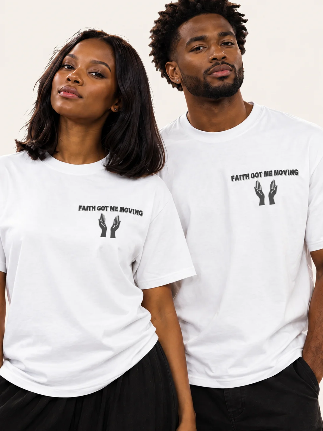 Faith Got Me Moving Minimalist Unisex T-Shirt product image (1)