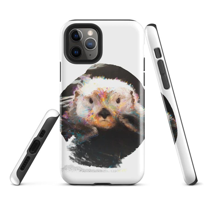 Watercolor Sea Otter Tough iPhone® Case product image (2)