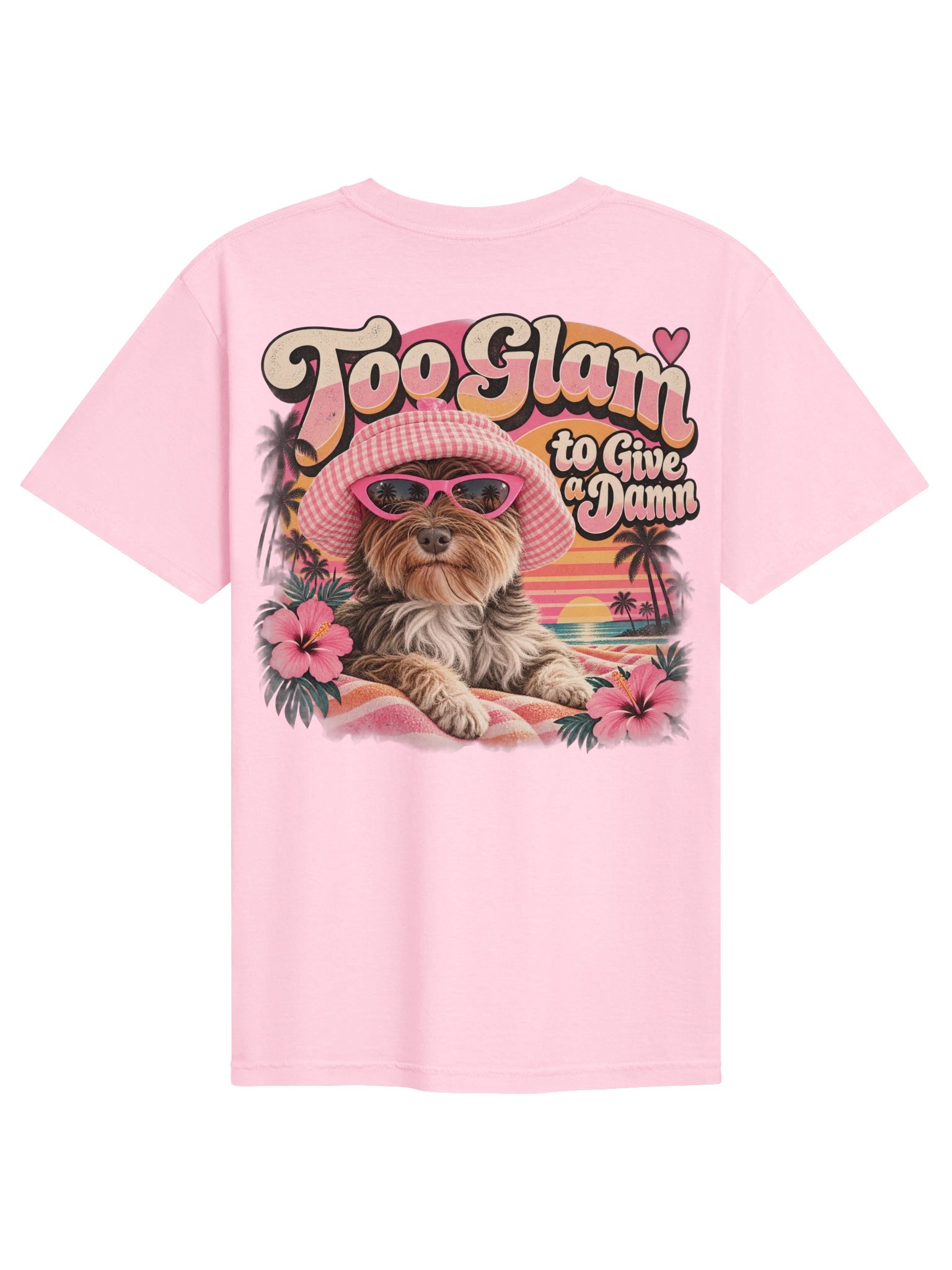 Miniature Schnauzer Tropical Floral T-Shirt – Retro Beach Dog Mom Tee product image (6)