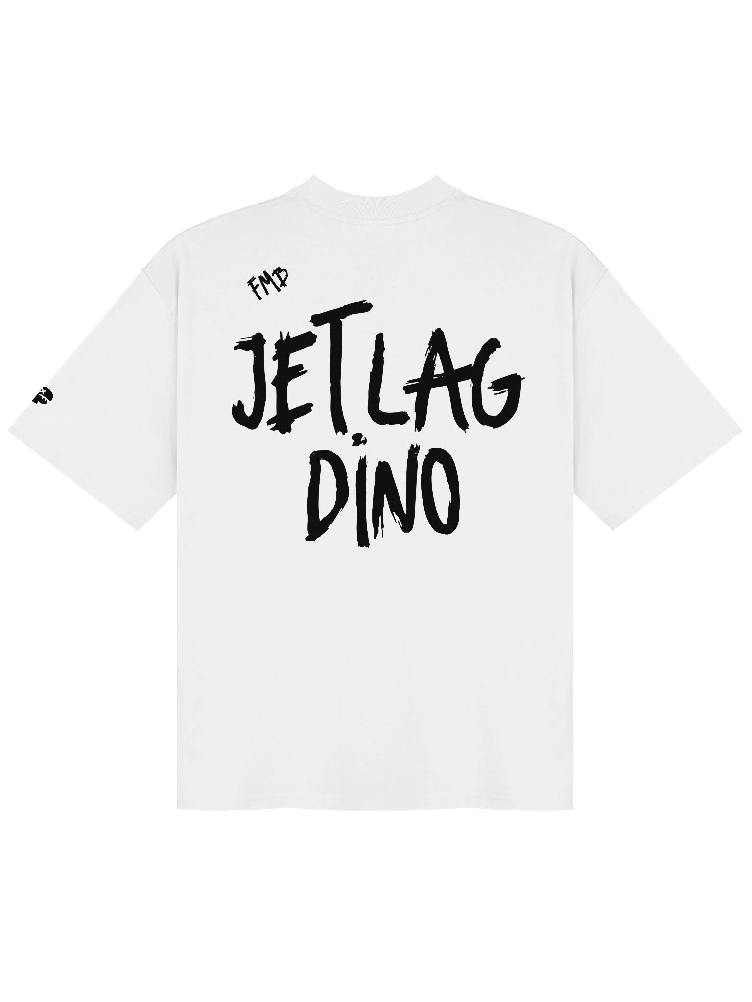 FMB ∣ JETLAG DINO Center X Oversized Tee white product image (2)
