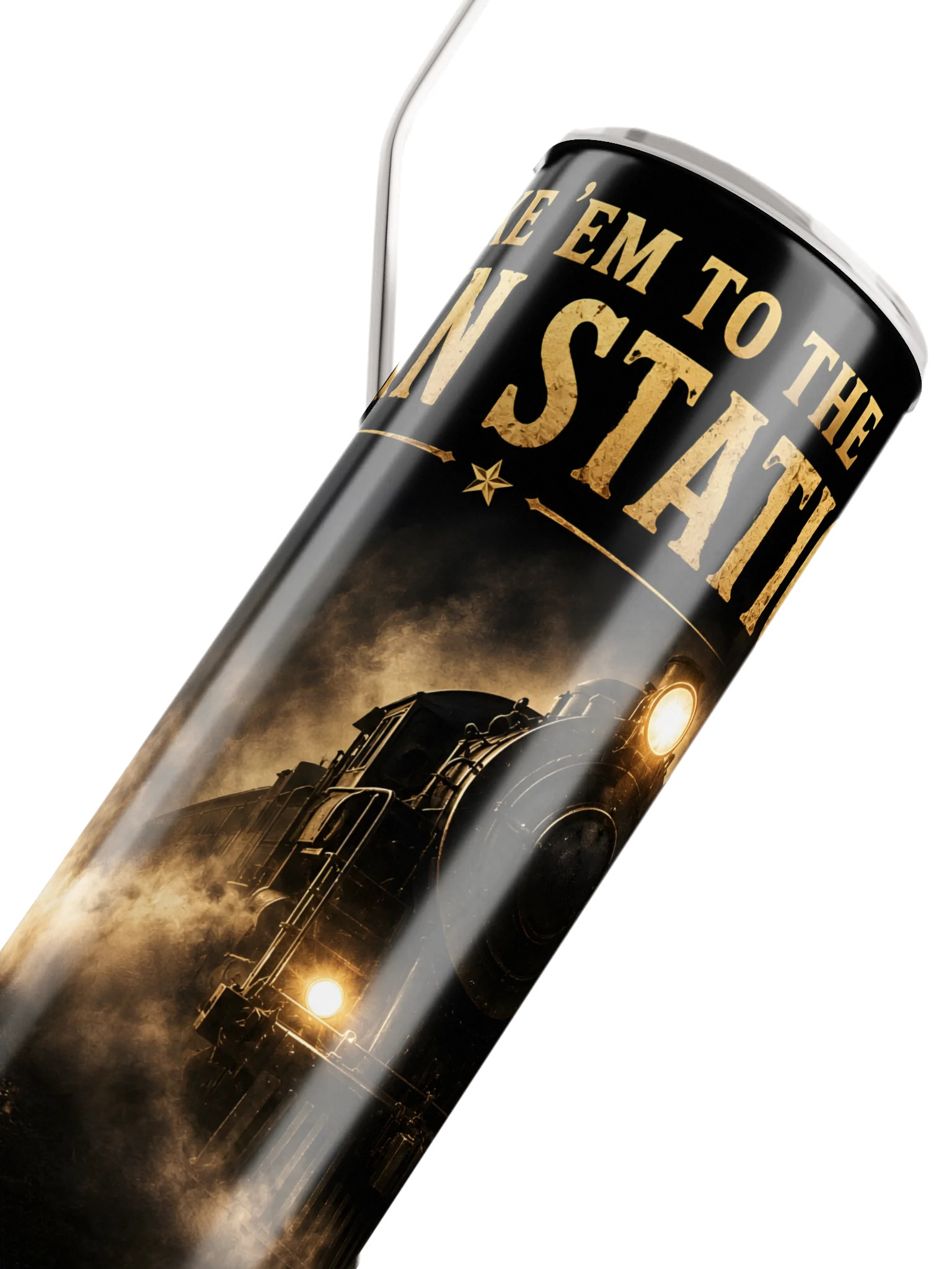 Take 'Em To The Train Station Stainless Steel Tumbler product image (8)