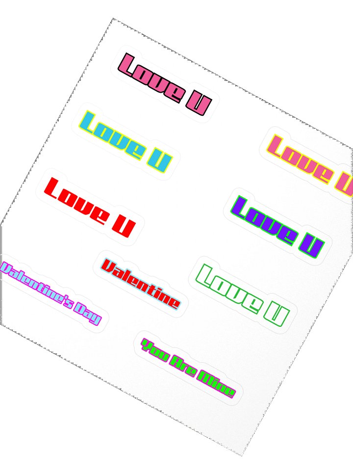 Valentine's Day Stickers 9PK product image (2)