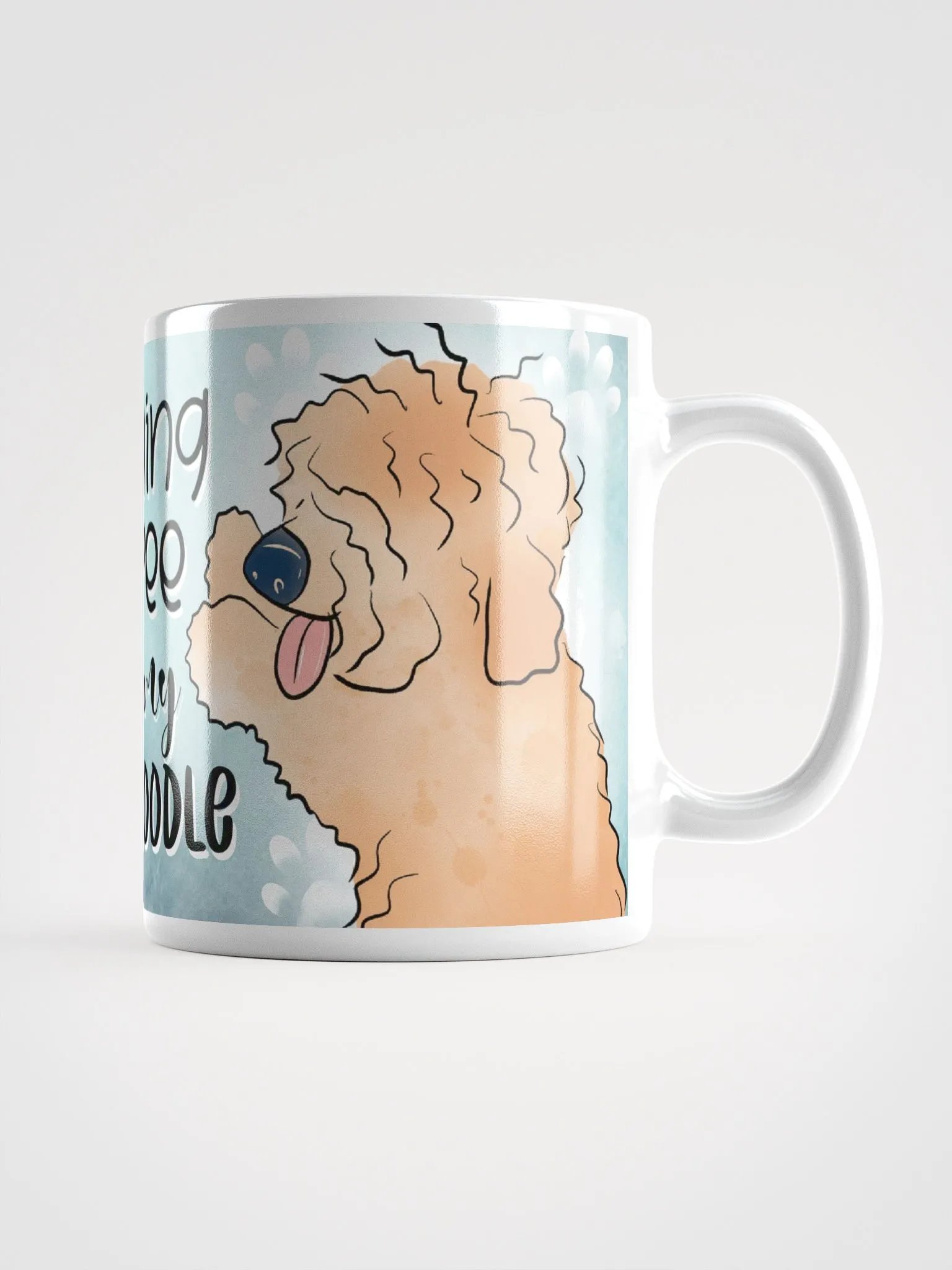 Morning Coffee with My Labradoodle Mug product image (1)