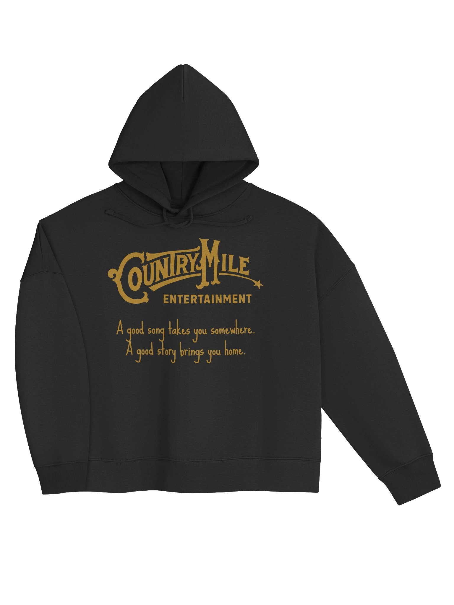 Country Mile "A Good Song Takes You Somewhere" Cropped Hoodie product image (3)