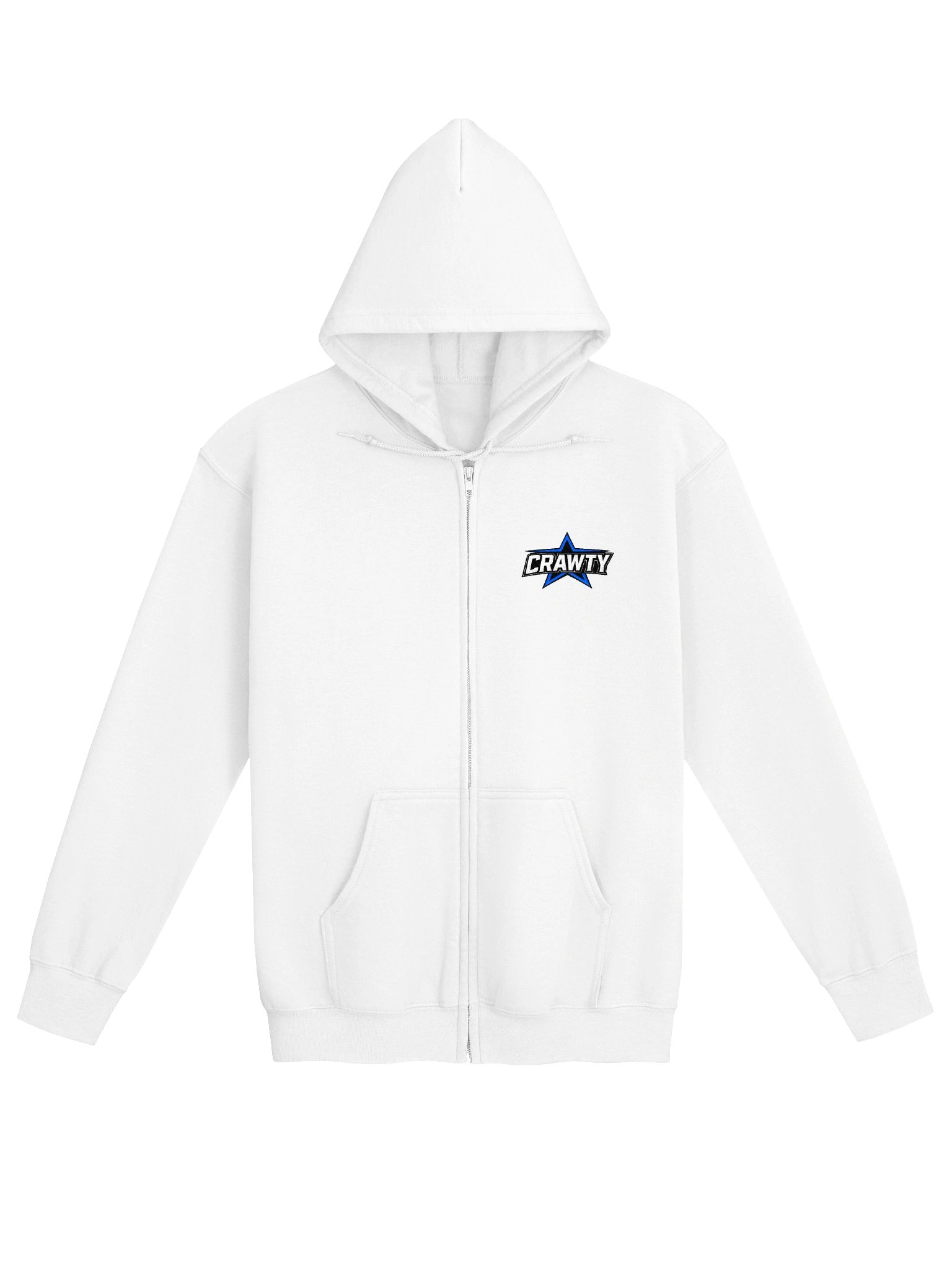 CRAWTY Blue Star Zip Hoodie product image (5)