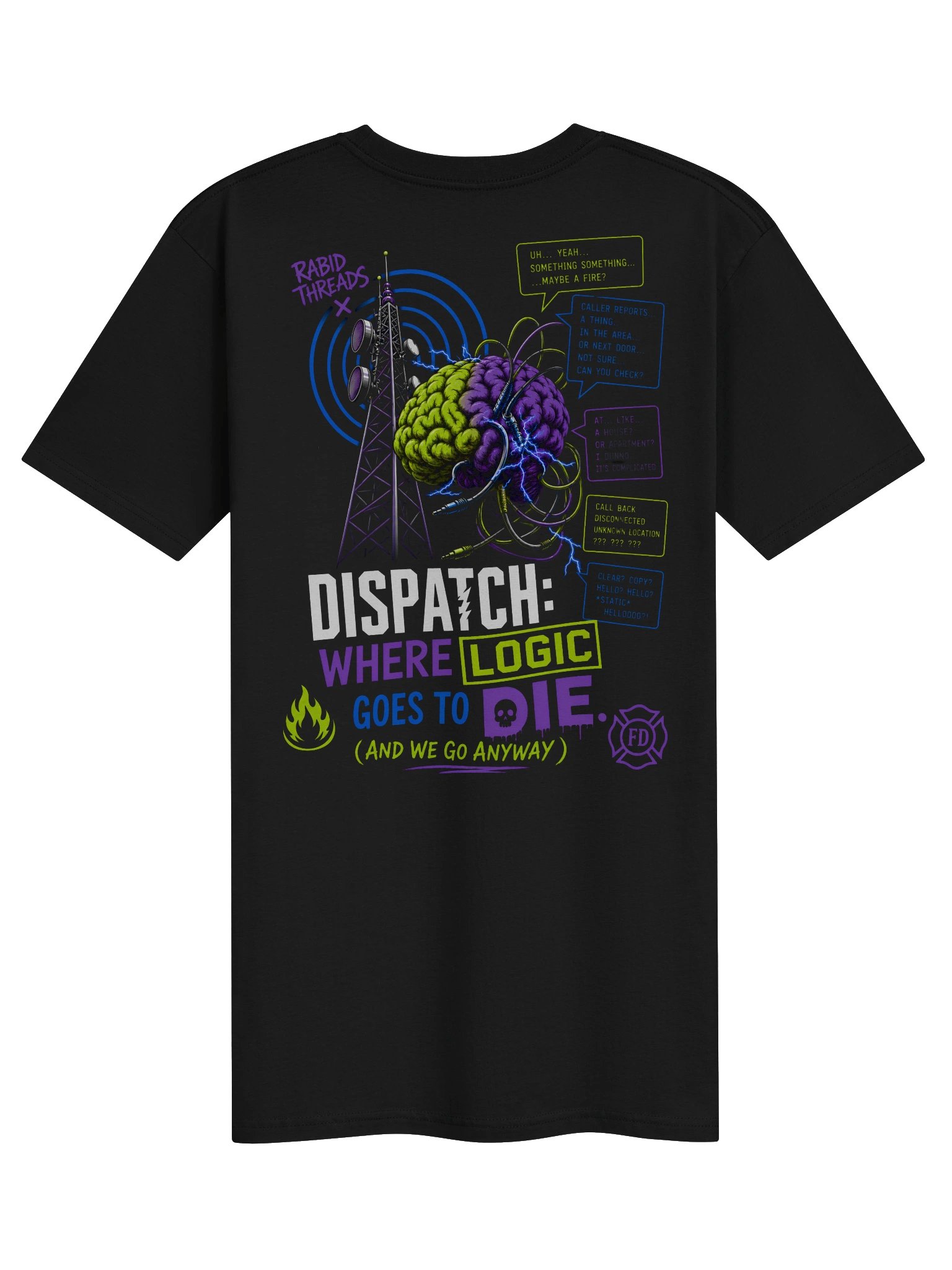 Dispatch: Where Logic Goes To Die - Heavyweight Tee product image (5)