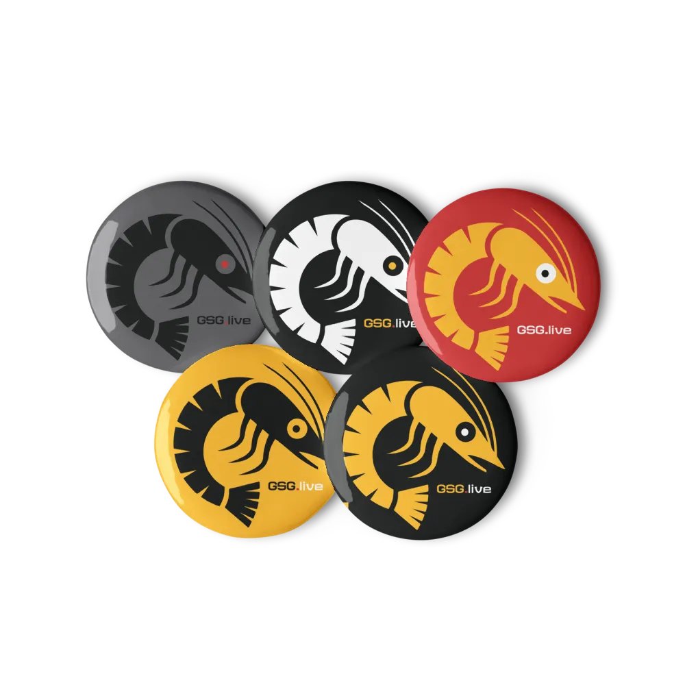 GSG Custom Button Set 5x product image (11)