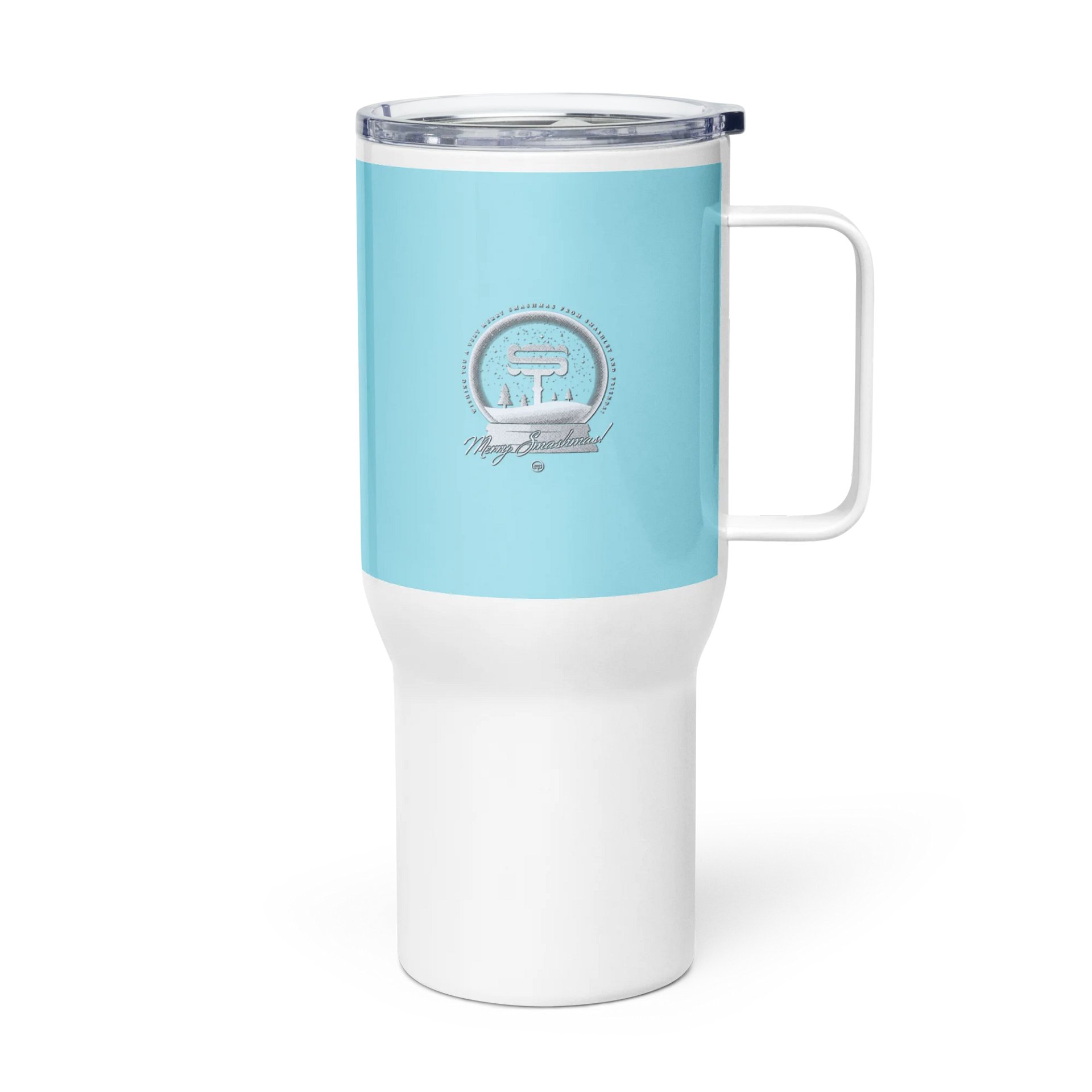 Smashmas 2025 Powder Blue Travel Mug product image (4)