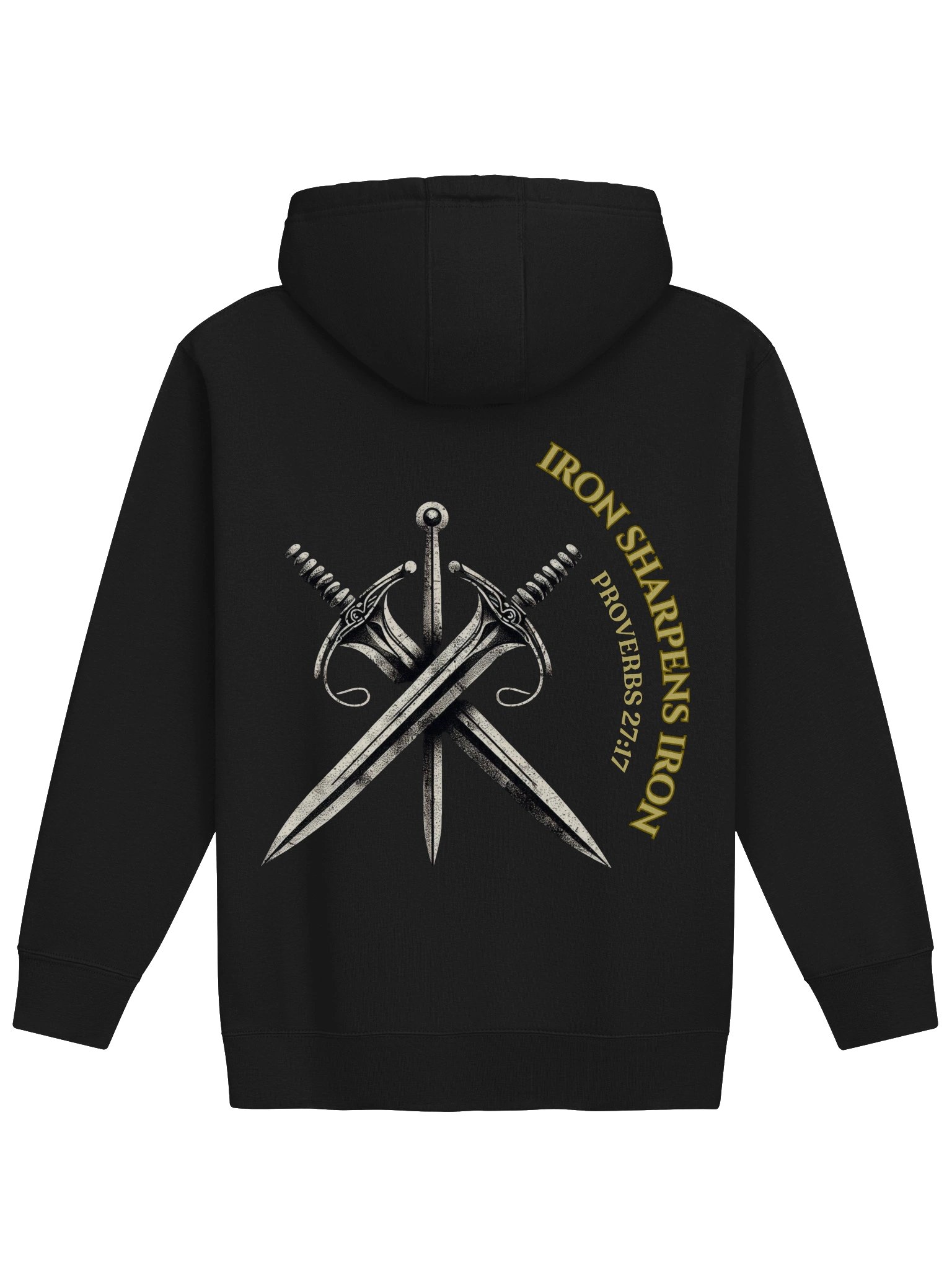 Iron Sharpens Iron Premium Heavyweight Hoodie | Proverbs 27:17 product image (3)